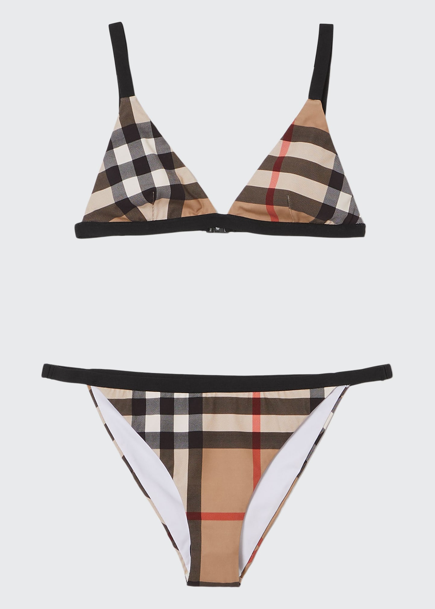 Burberry Loing Check Two-Piece Bikini Set Bergdorf Goodman