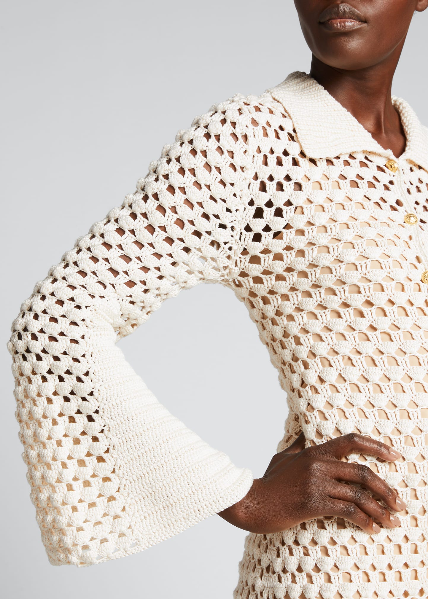 wales bonner crochet dress Wales Bonner Marimba Crochet Dress