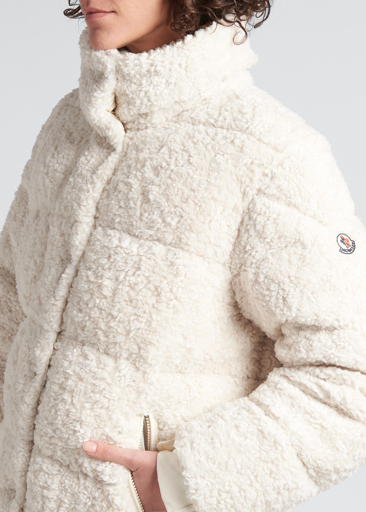 Moncler Hainardia Long Teddy Parka - Bergdorf Goodman
