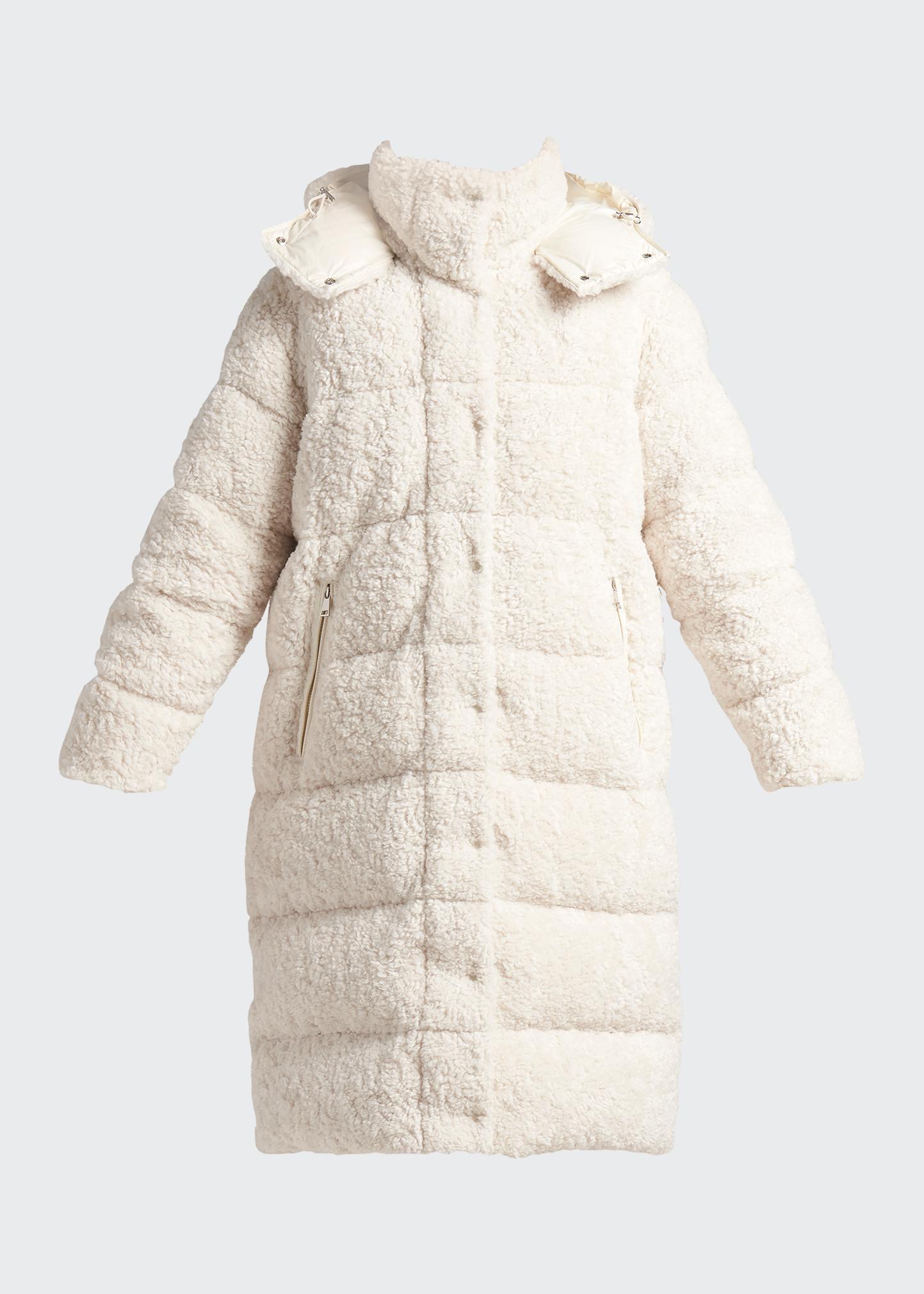 Moncler Hainardia Long Teddy Parka - Bergdorf Goodman