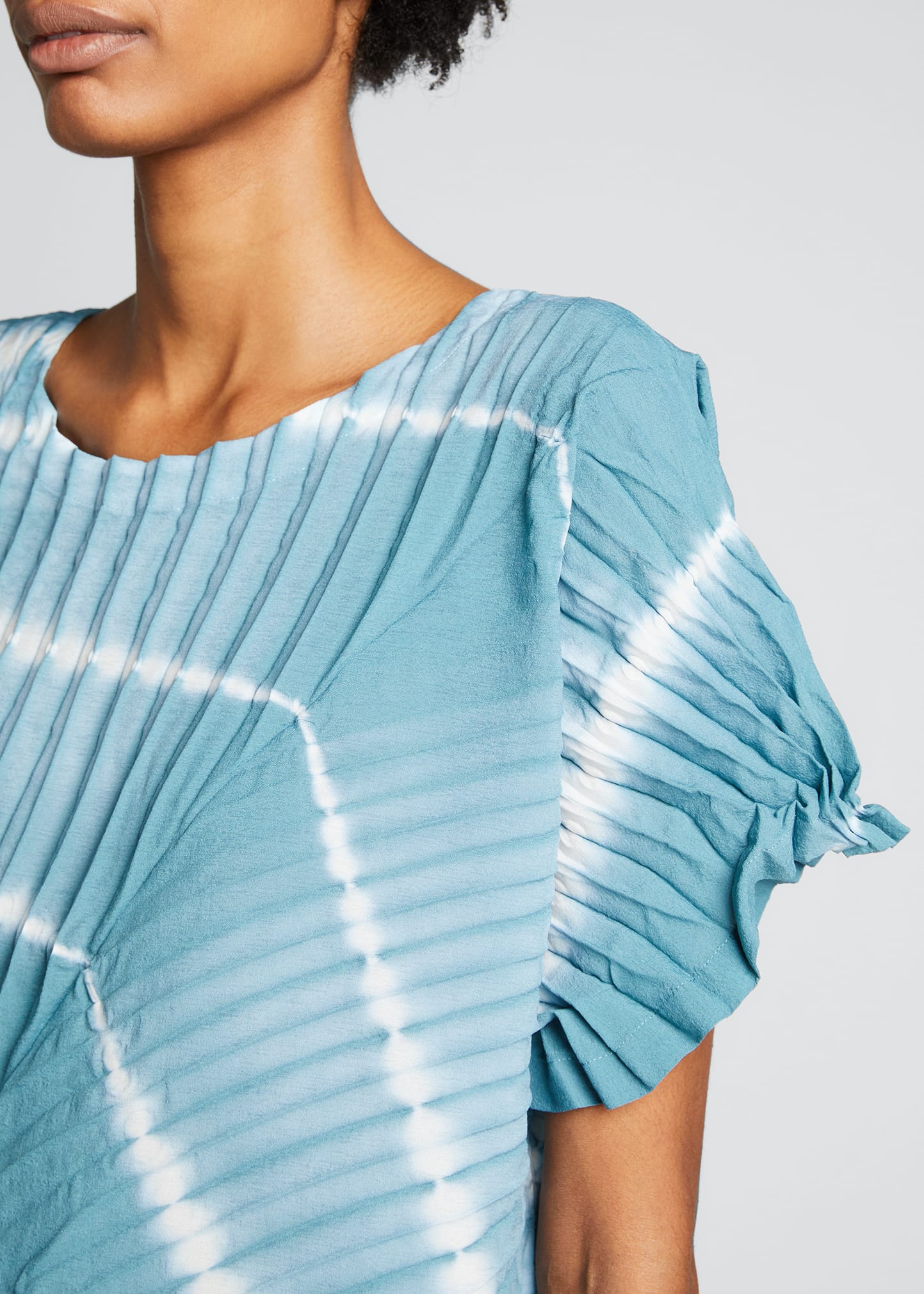 Issey Miyake Shibori Pleats Asymmetric Midi Dress - Bergdorf Goodman