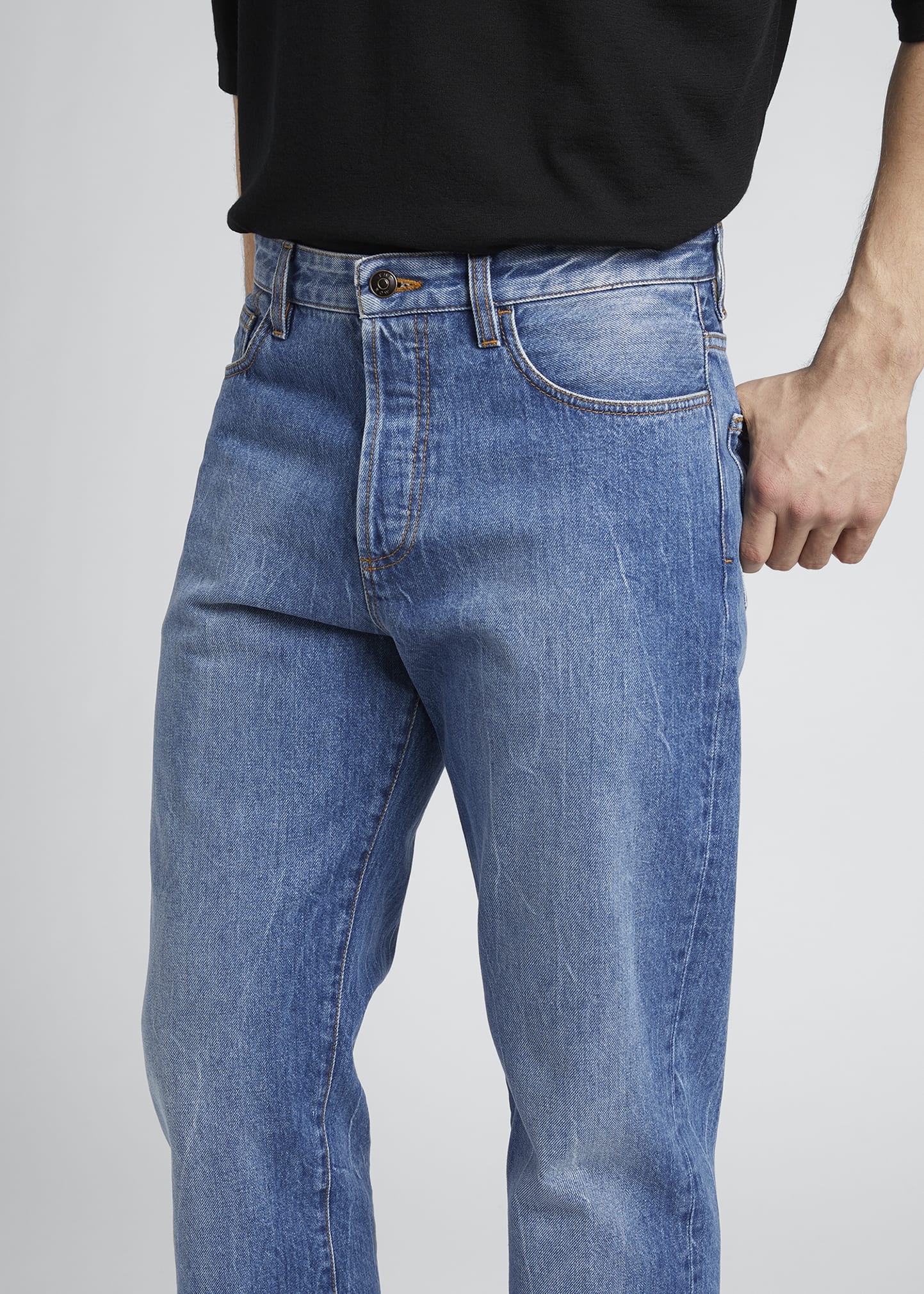 THE ROW Monroe Jean W30 美品 THE ROW Men's Monroe Light-Wash Denim Jeans - Bergdorf Goodman
