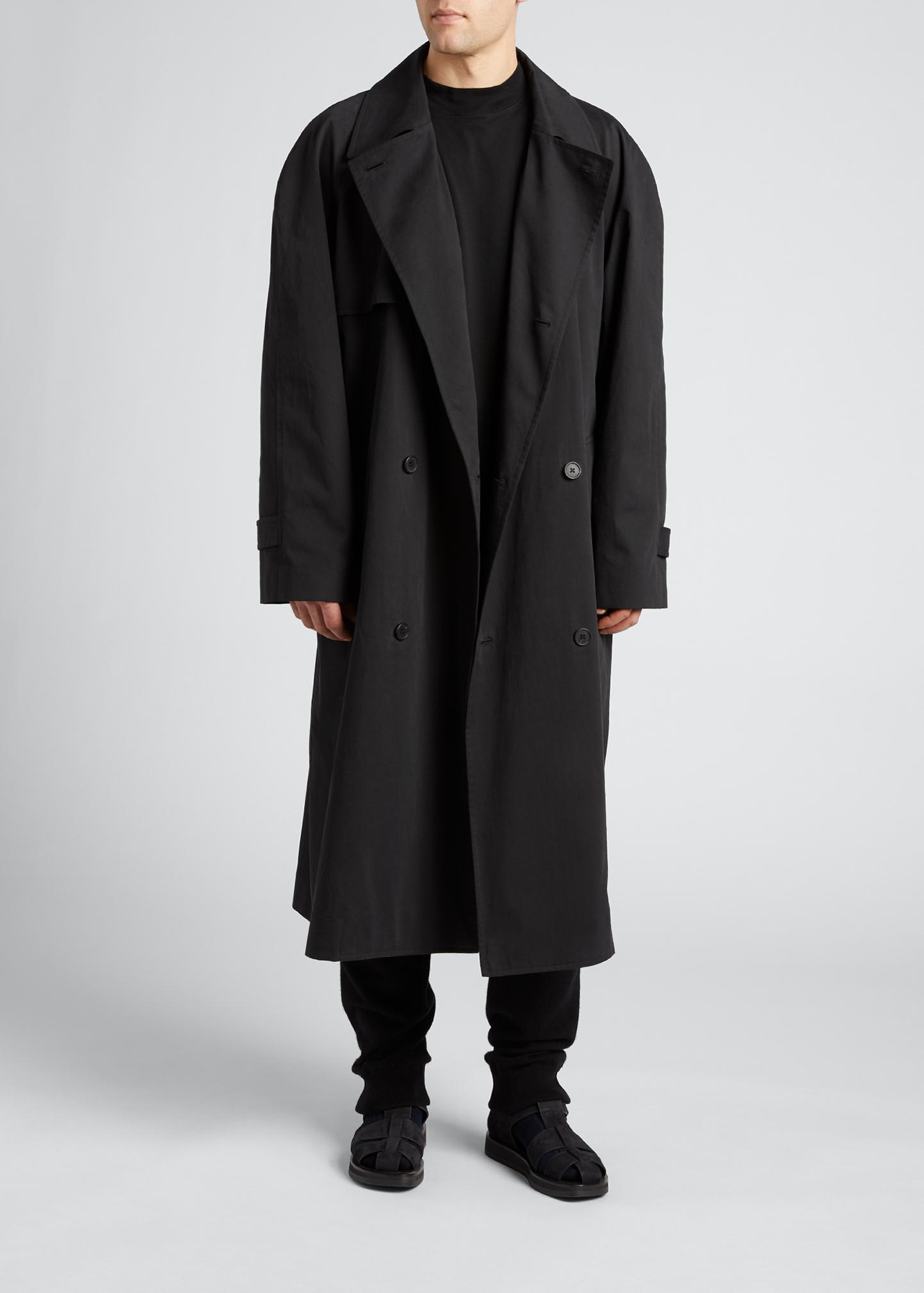 THE ROW Men's Omar Double-Breasted Trench Coat - Bergdorf Goodman
