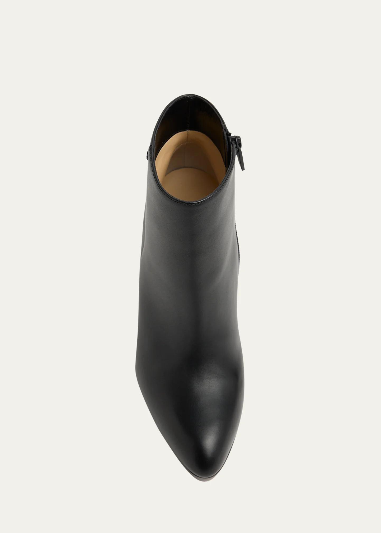Christian Louboutin 120mm Fannylove Leather Booties - Bergdorf Goodman