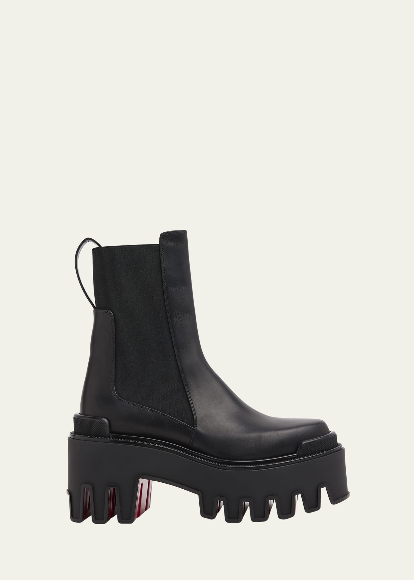 Christian Louboutin 80mm Marcharcroc Platform Leather Chelsea