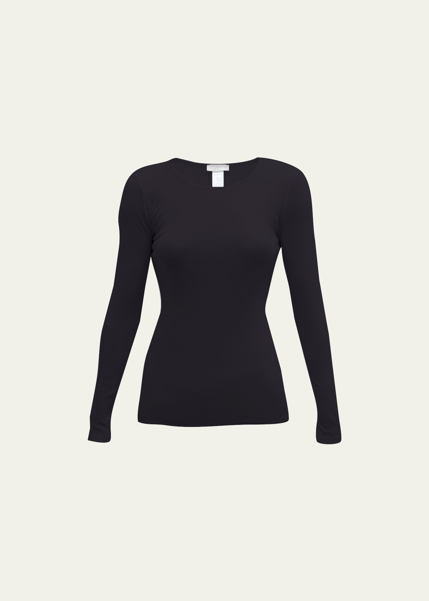 Hanro Cotton Seamless Long-Sleeve Top