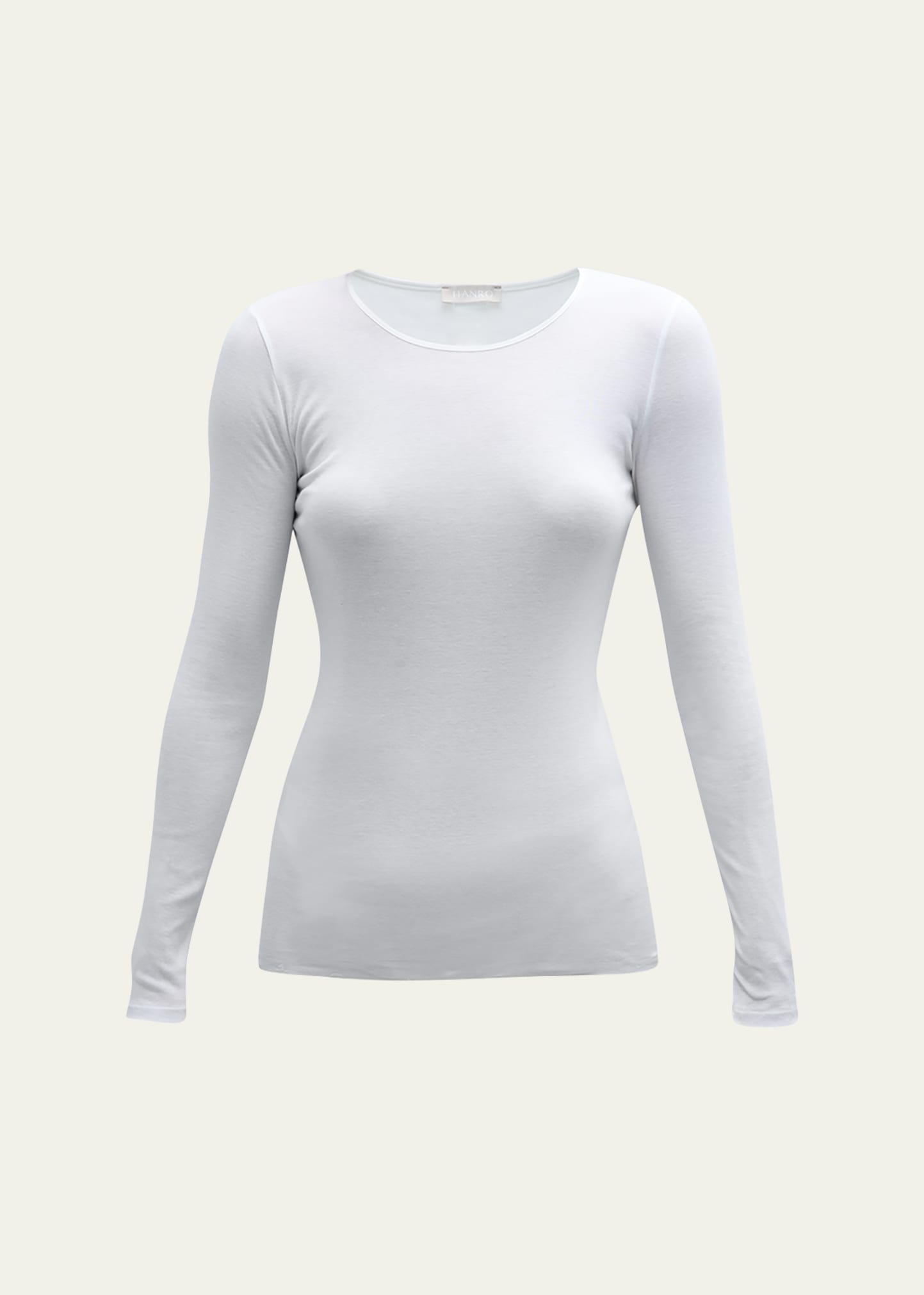 Hanro Cotton Seamless Long-Sleeve Top