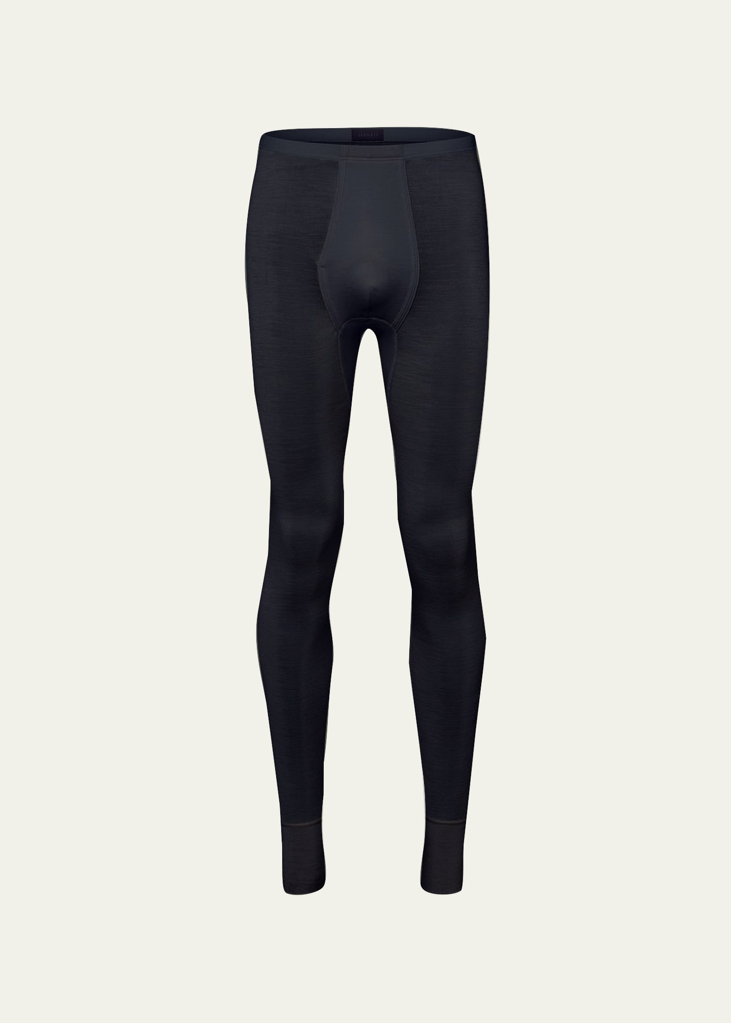 Hanro Men's Woolen Silk Longleg,Anthracite,Small at  Men's Clothing  store: Thermal Underwear Bottoms