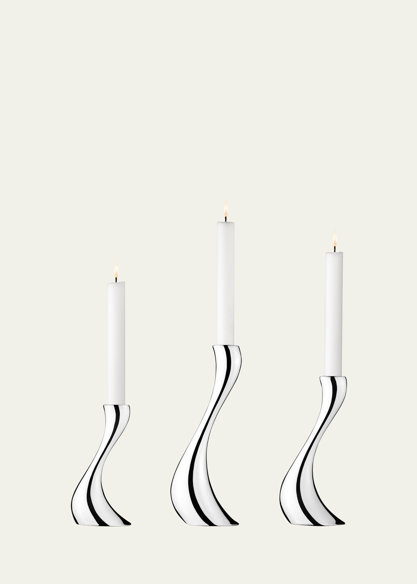 Cobra Candleholders, 3-Piece Set