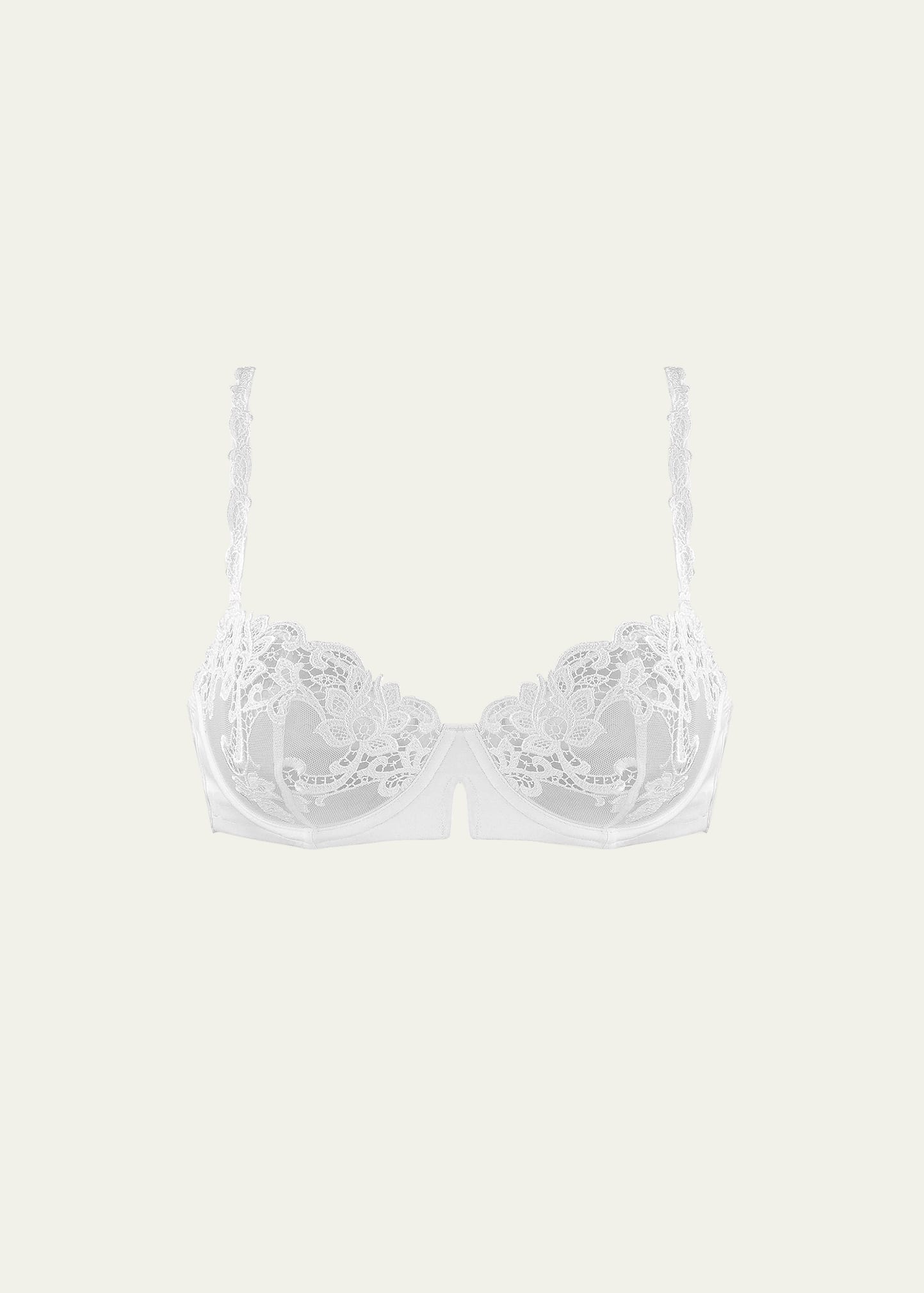  La Perla, Exotique Balconette Bra, 38C, Black : Luxury