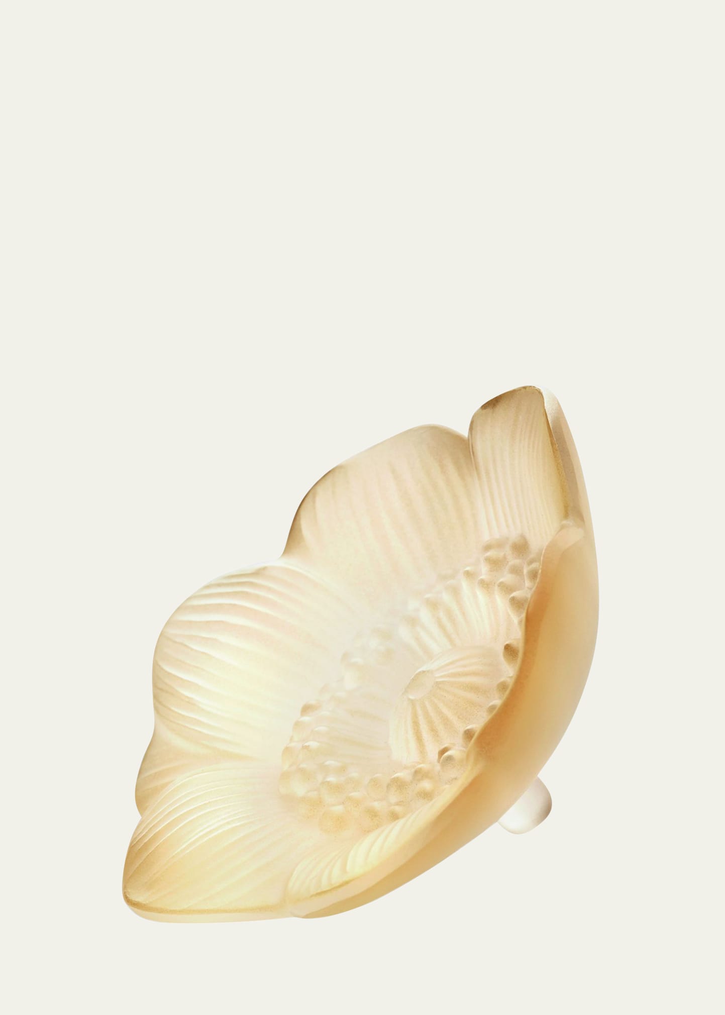 Lalique Golden Anemone Sculpture