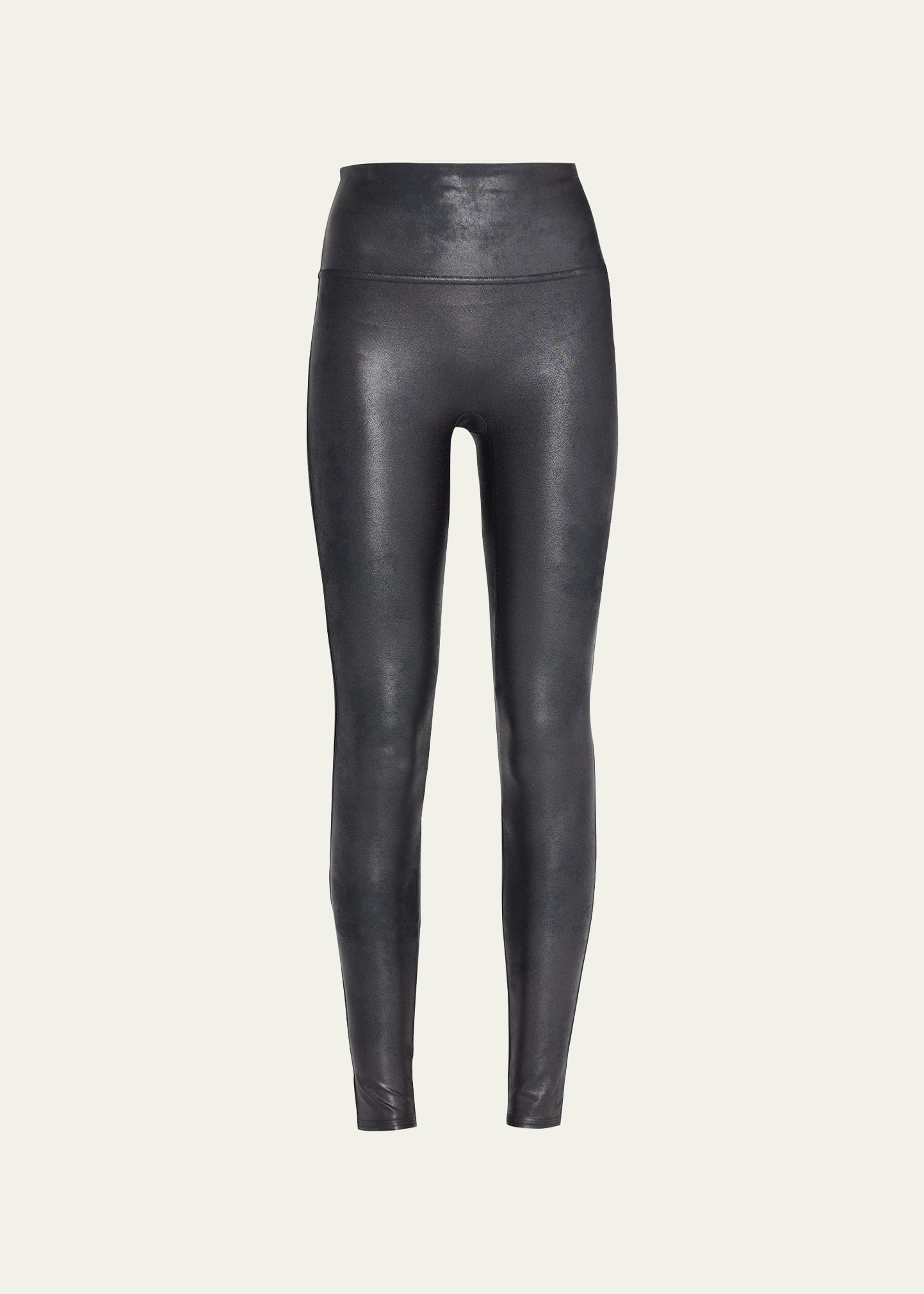 Spanx 2437 Women's Faux Leather L/G Leggings - Black