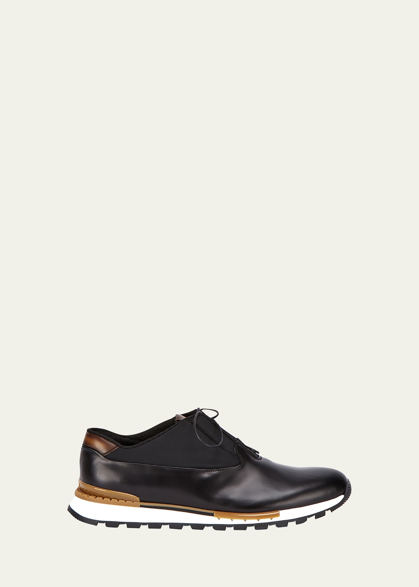 Berluti Torino Fast Track Leather Sneakers, Dress Shoes