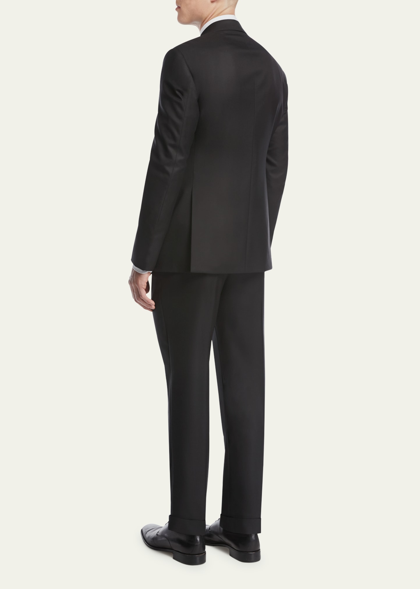 スーツ GIORGIO ARMANI set up suits black Giorgio Armani Soft Basic Two-Piece Suit, Black - Bergdorf Goodman