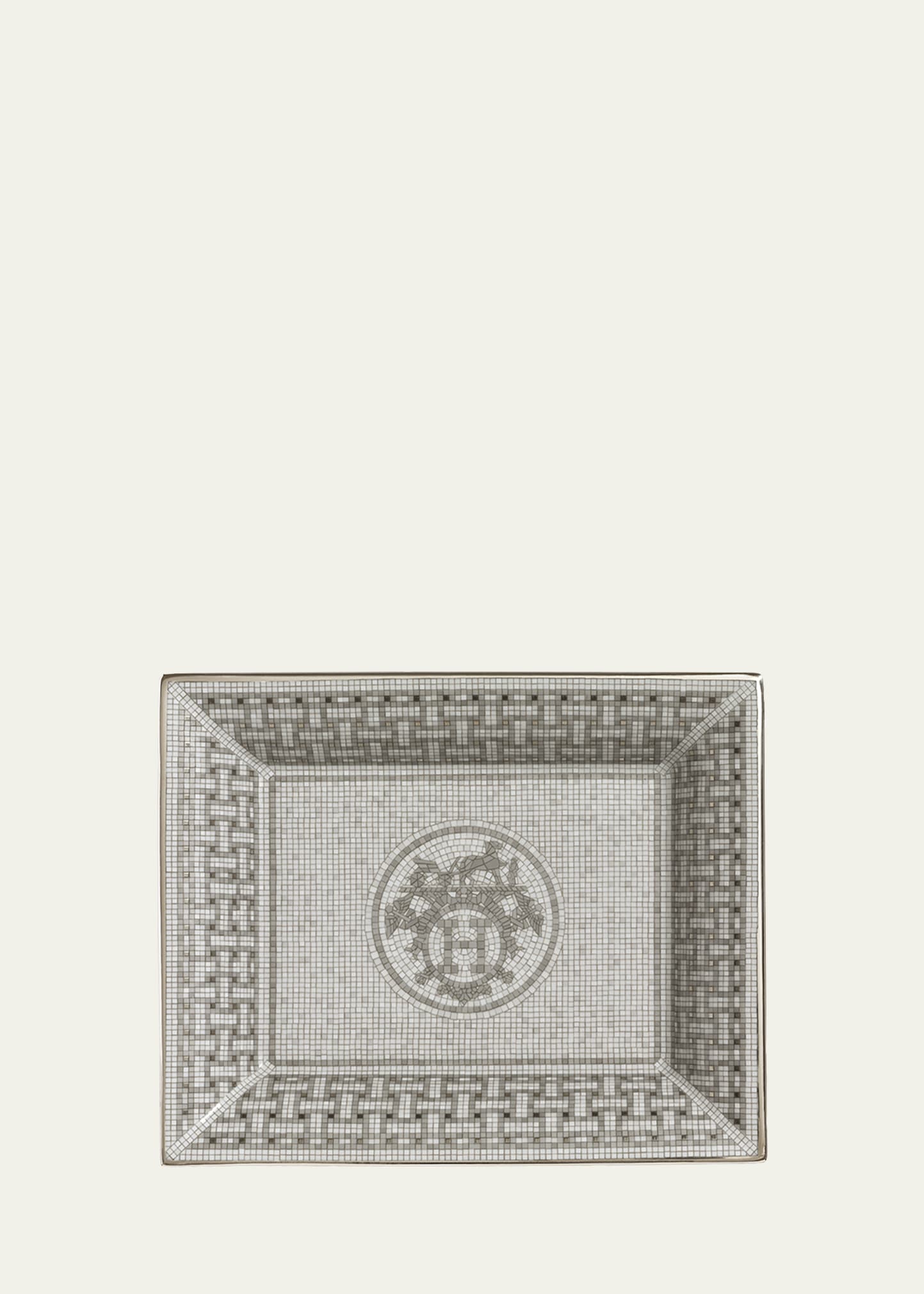 Hermes Mosaique Au 24 Platinum Tray