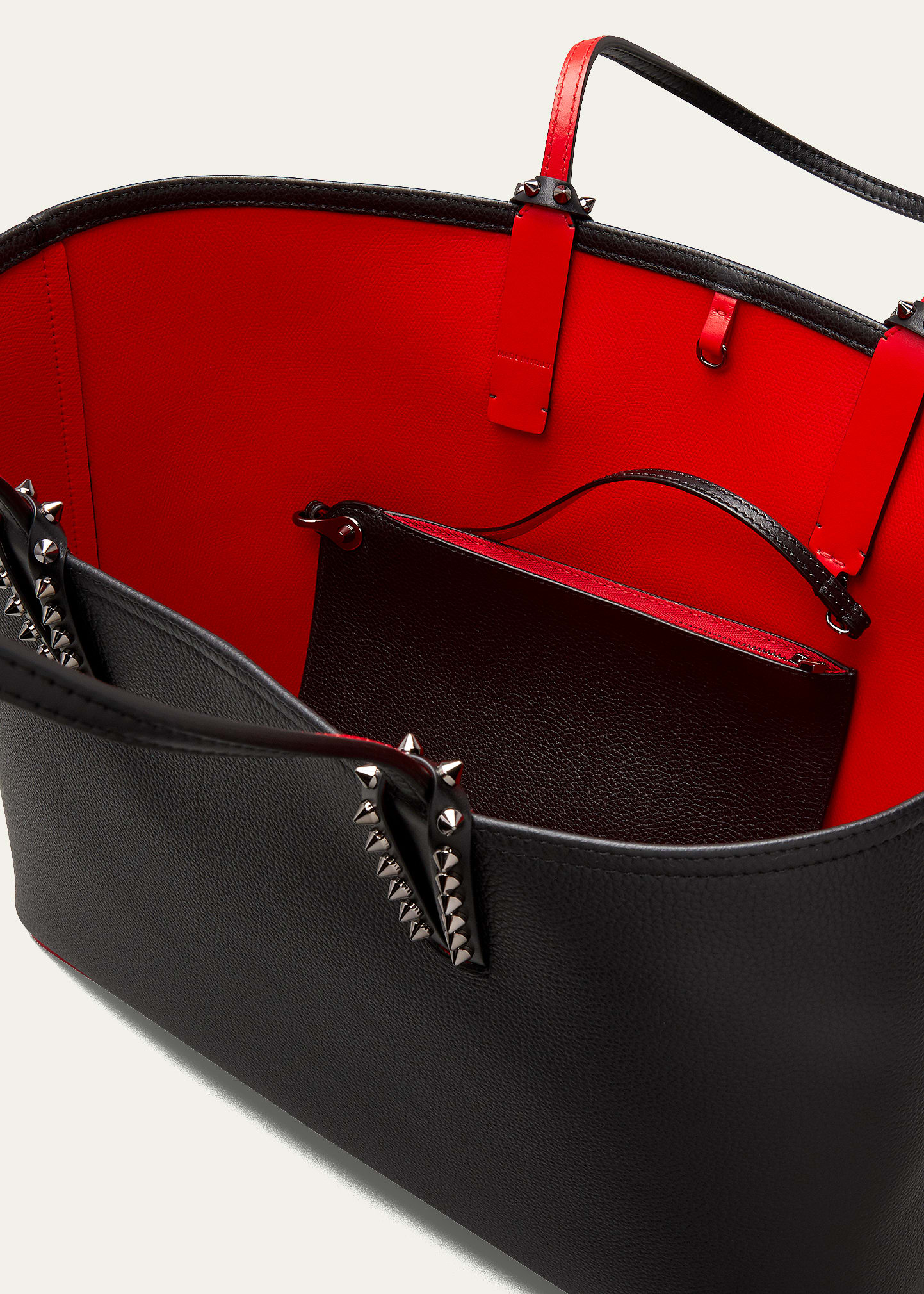 Christian Louboutin Large Cabata Tote in Grained Leather