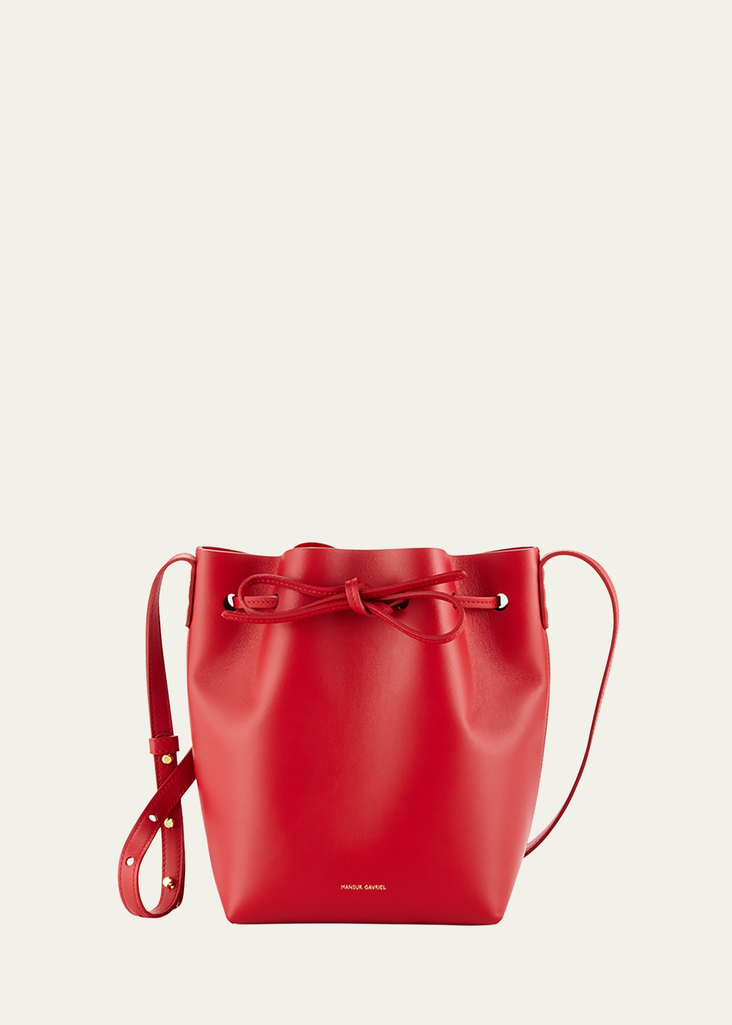 Mansur Gavriel Lady Mini Soft Leather Messenger Bag - Bergdorf Goodman