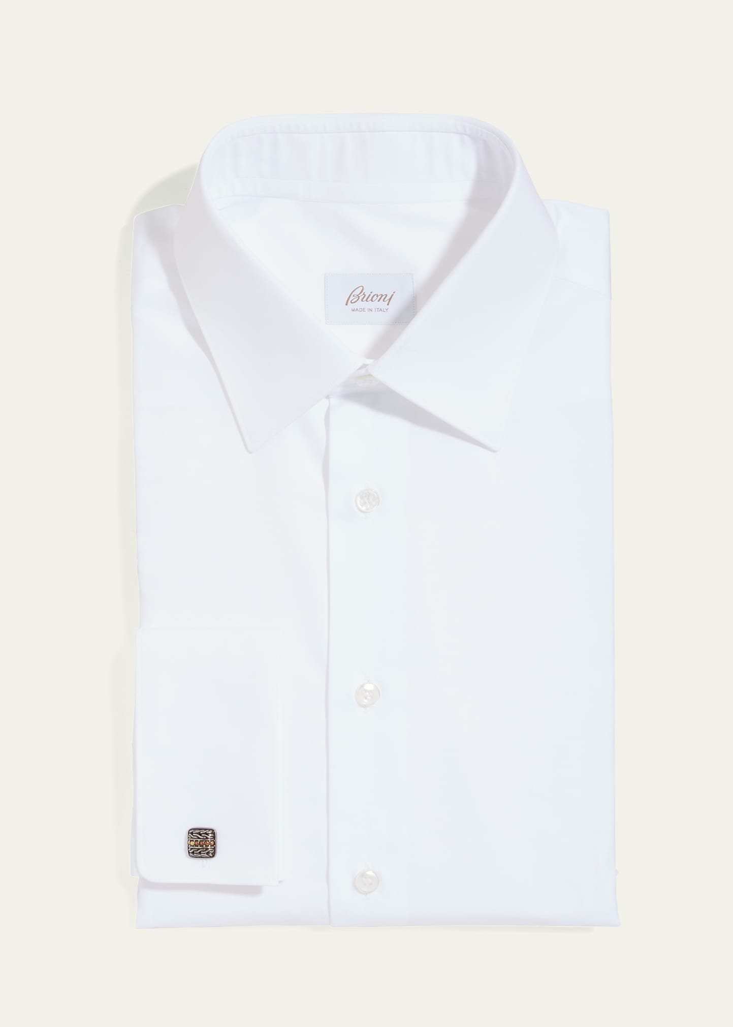 Brioni Wardrobe Essential French-Cuff Dress Shirt