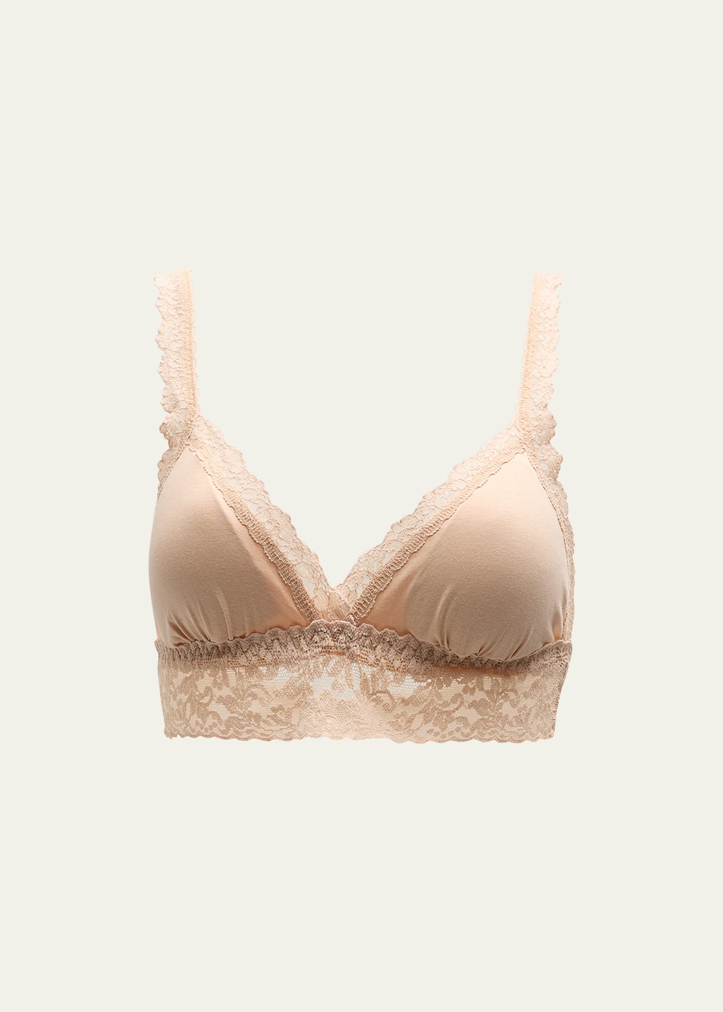 Sutiã - Organic Cotton Lace Padded Bralette