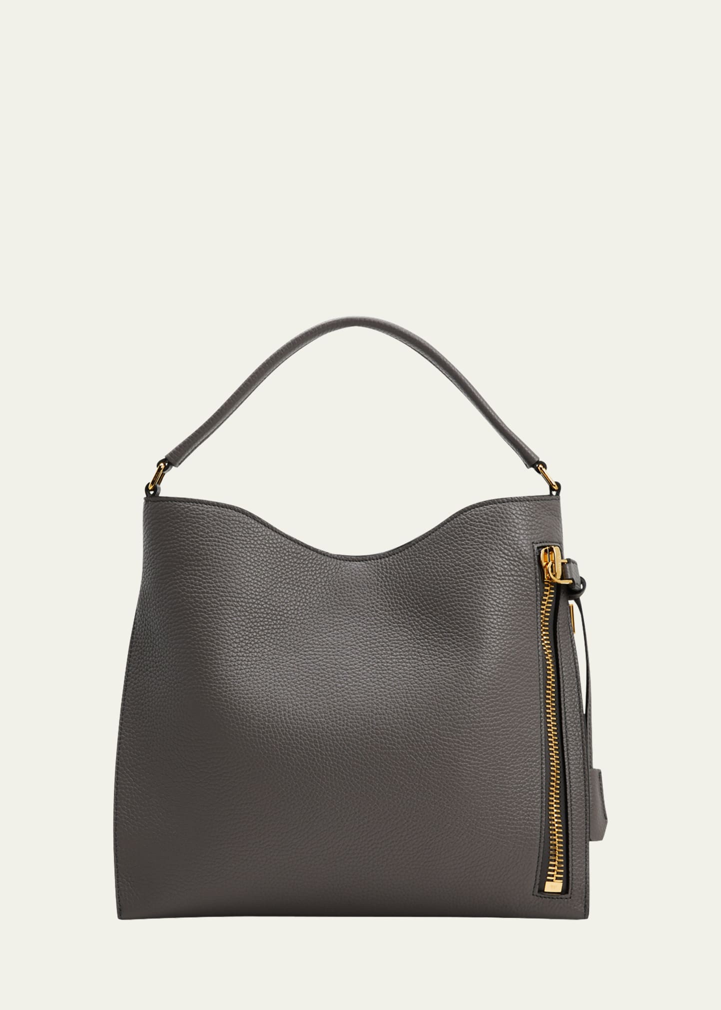 トムフォード Alix Hobo Small in Grained Leather GRAIN LEATHER SMALL ALIX HOBO | Tom Ford Fashion