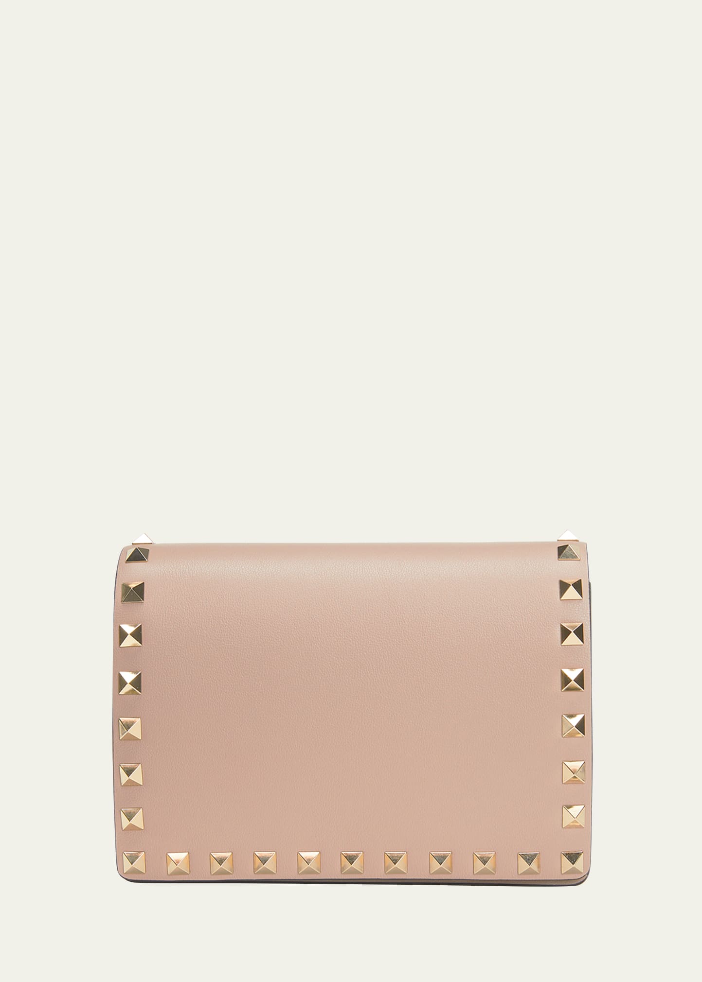 Valentino Garavani ROCKSTUD CALFSKIN CHAIN POUCH - ShopStyle Clutches