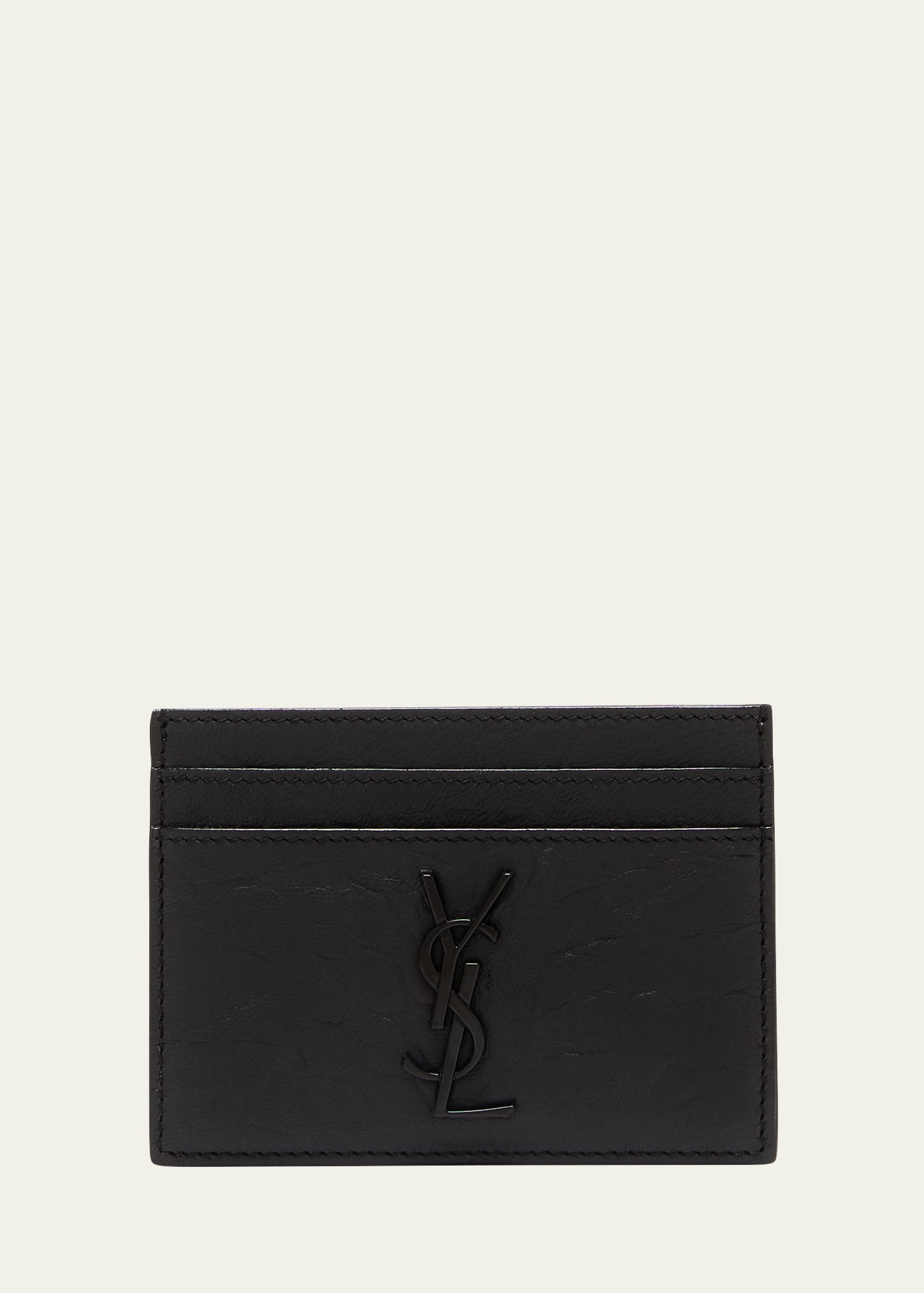 Ysl money clip card holder sale