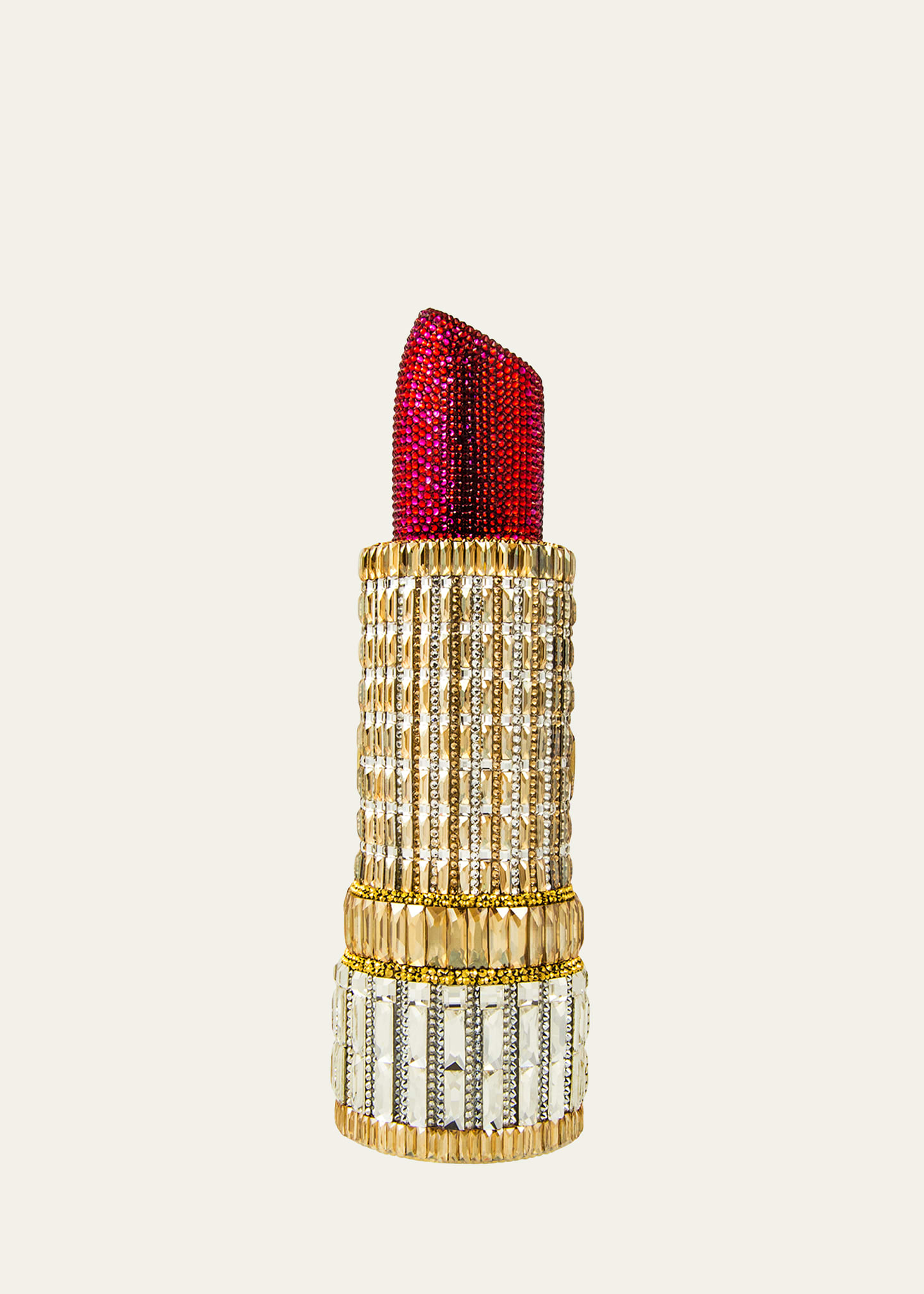 Judith Leiber Pinkie Lipstick Clutch Bag