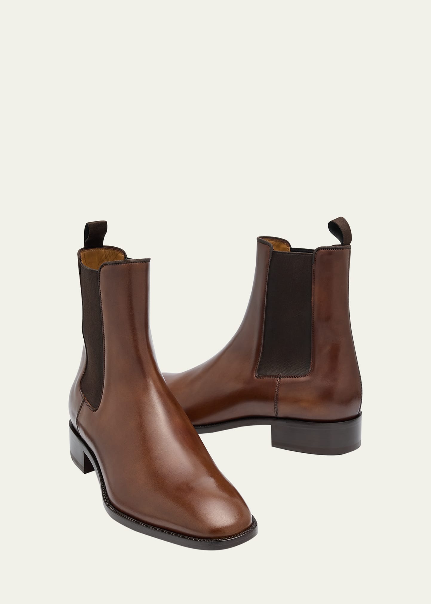 Christian Louboutin Samson Men's Burnished Leather Boot - Bergdorf