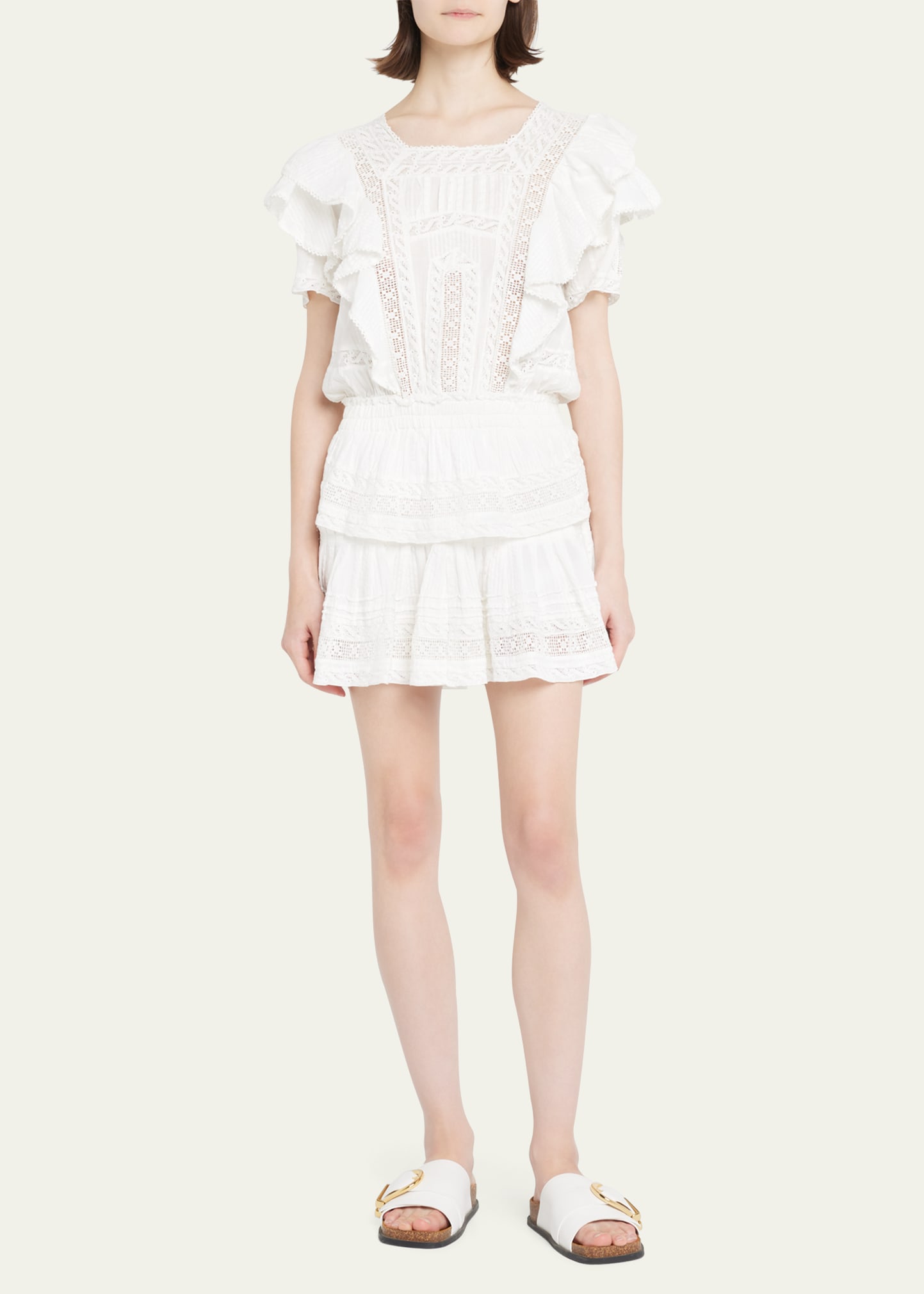 love shack fancy stella mini dress LoveShackFancy