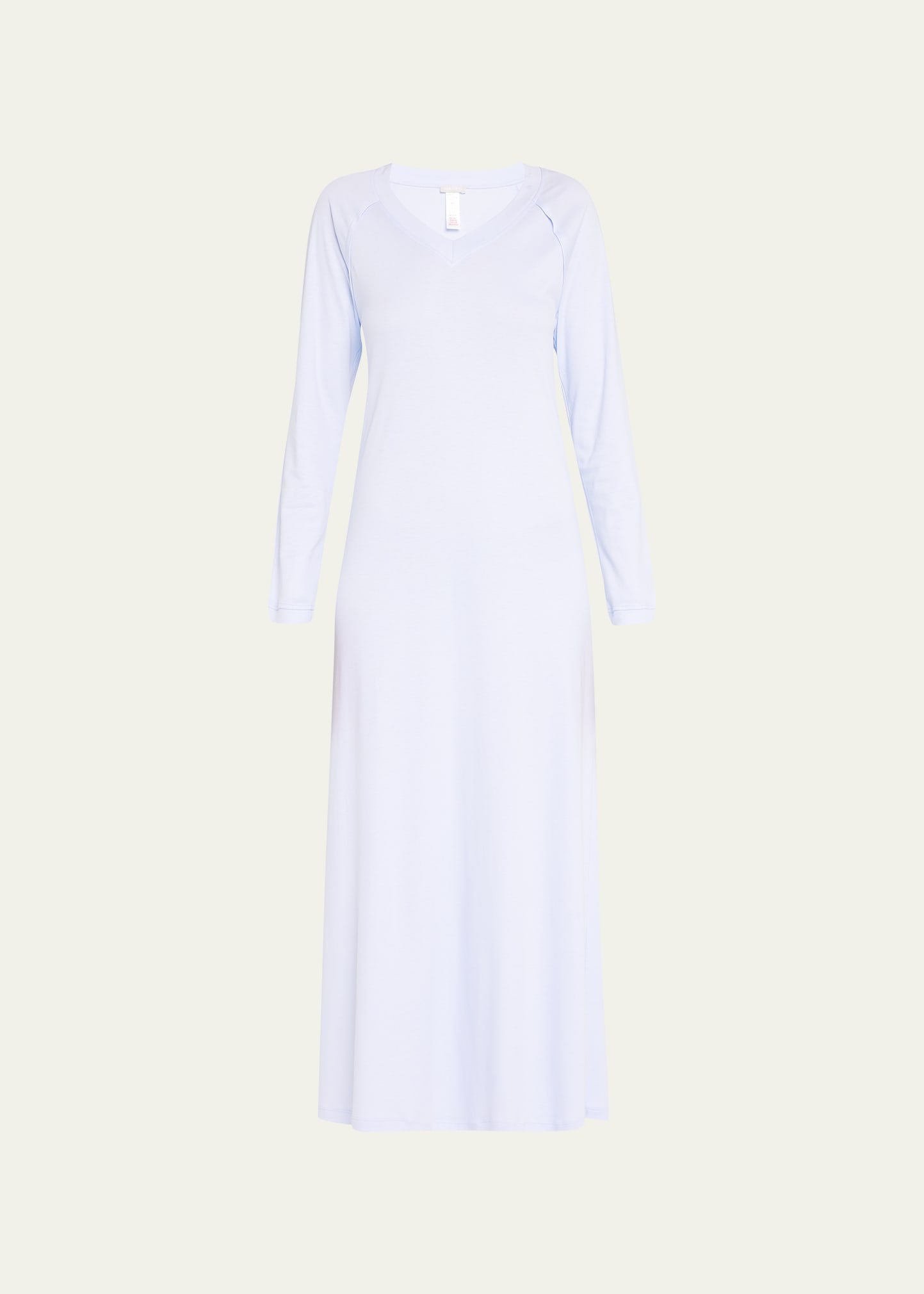 Hanro Pure Essence Long-Sleeve Nightgown - Bergdorf Goodman