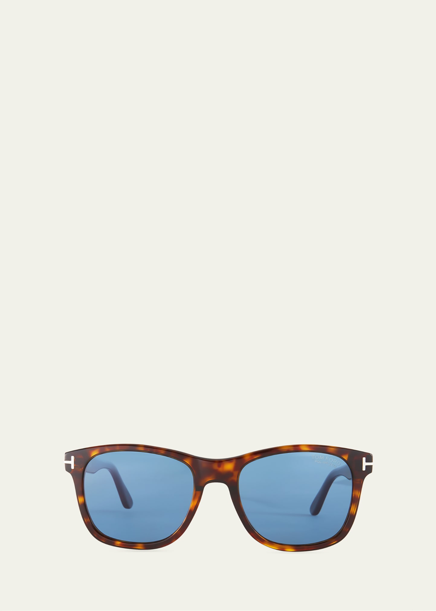 TOM FORD Eric Rectangular Havana Sunglasses - Bergdorf Goodman
