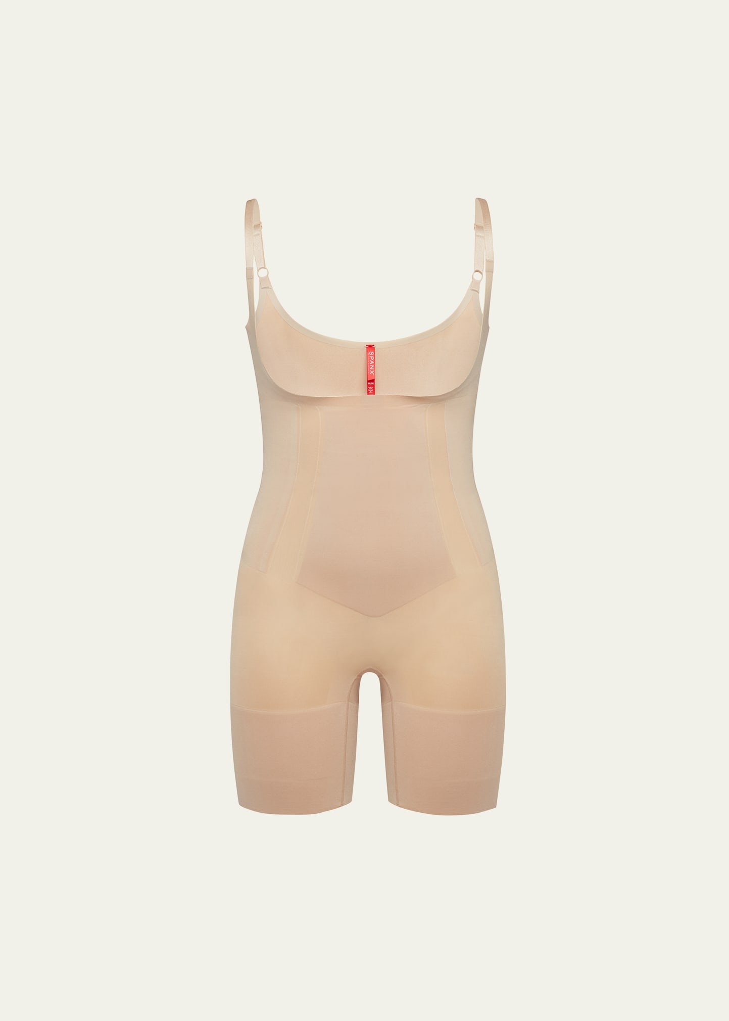 Spanx Open-Bust Mid-Thigh Shaping Bodysuit - Bergdorf Goodman