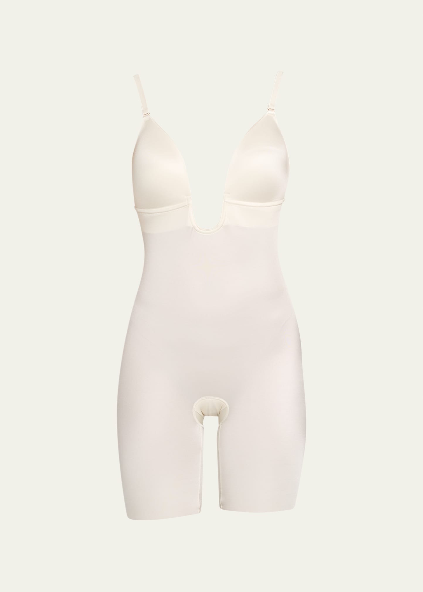 Spanx Suit Your Fancy Strapless Cupped Mid-Thigh Shaping Bodysuit -  Bergdorf Goodman