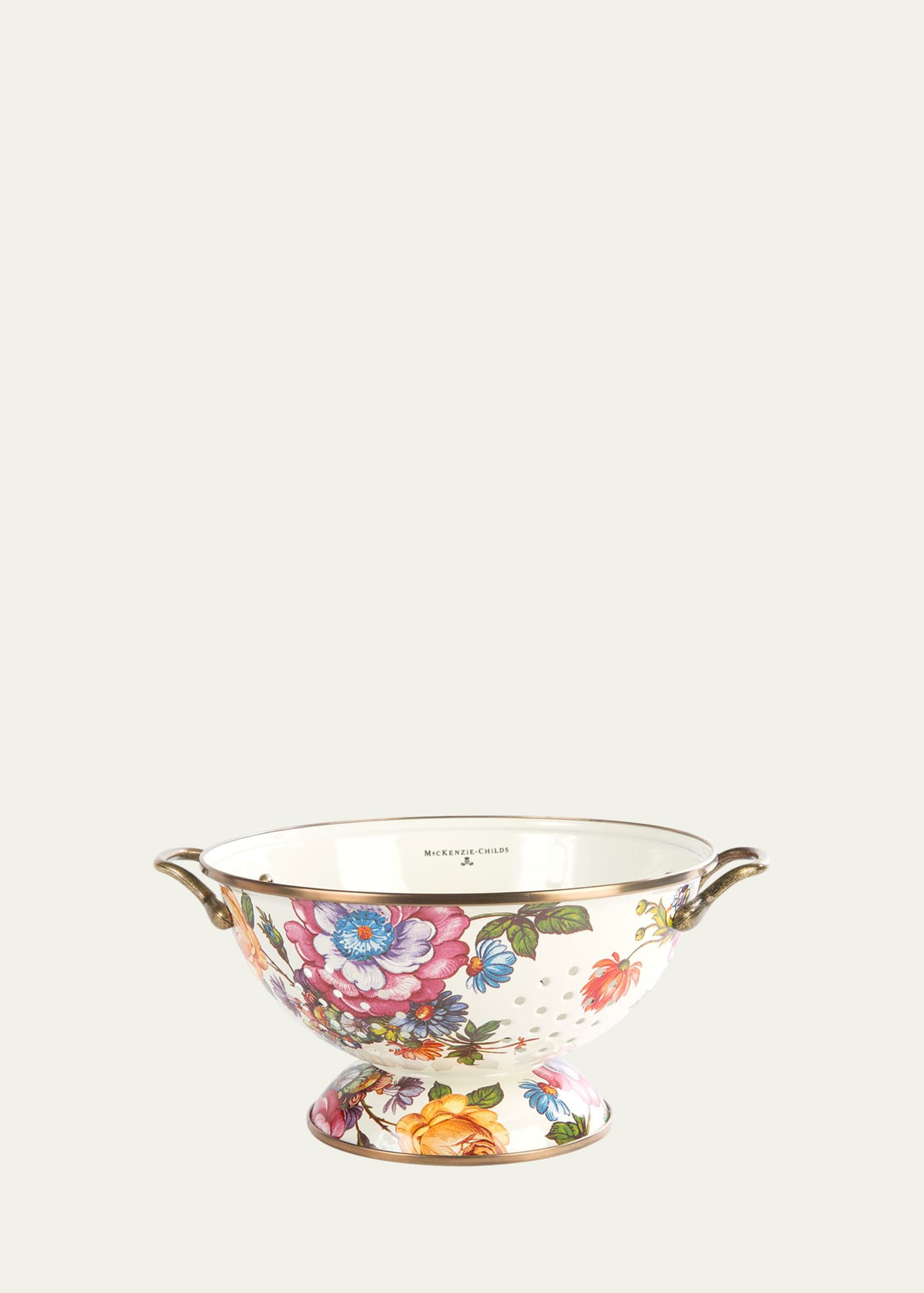 Mckenzie Childs Flower Market Large Colander