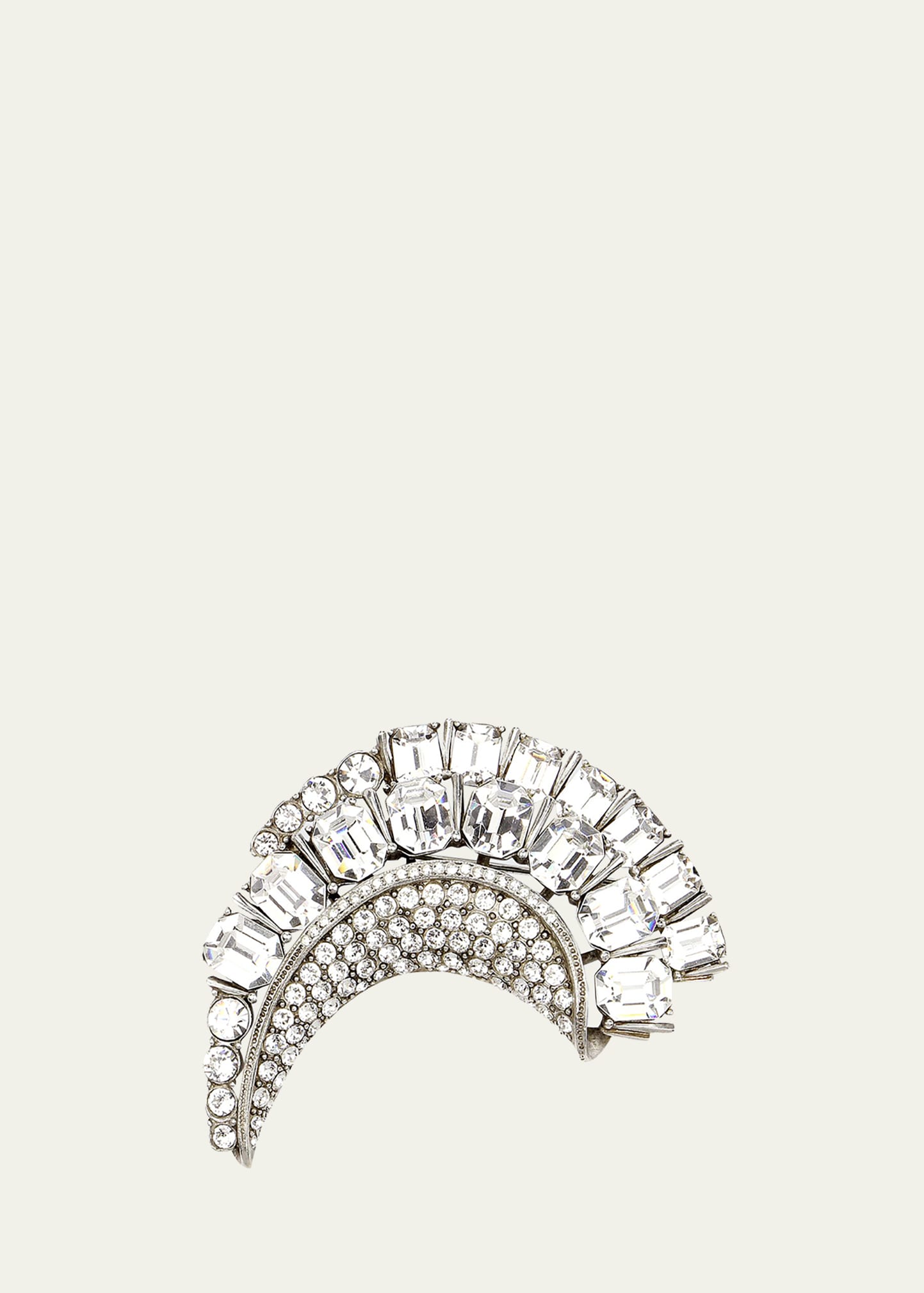 Ben Amun Half Moon Crystal Brooch Bergdorf Goodman