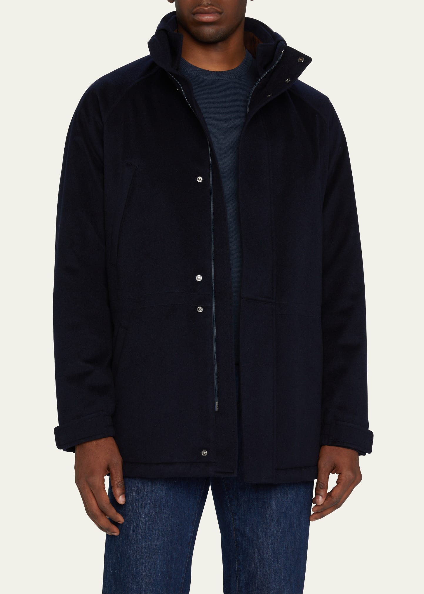 Loro Piana Men's Icer Cashmere Coat - Bergdorf Goodman