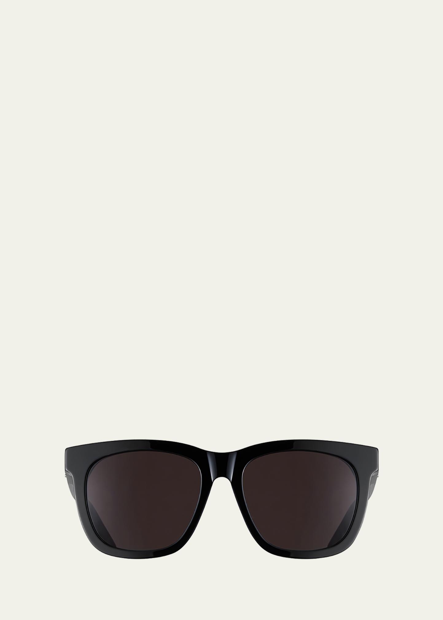 Saint Laurent SL M24K Oversize Square Acetate Sunglasses