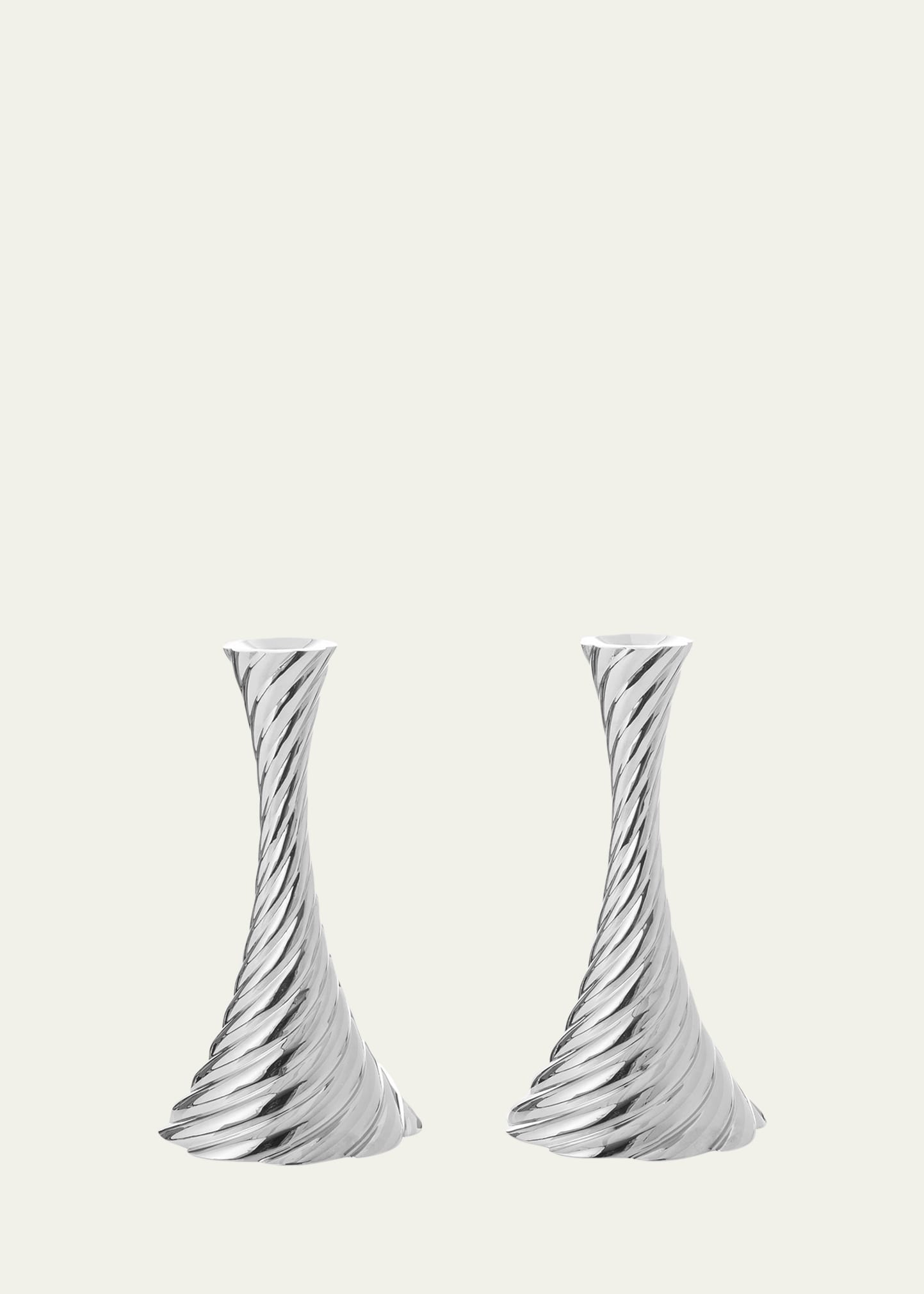 Twist Candleholders, Set of 2