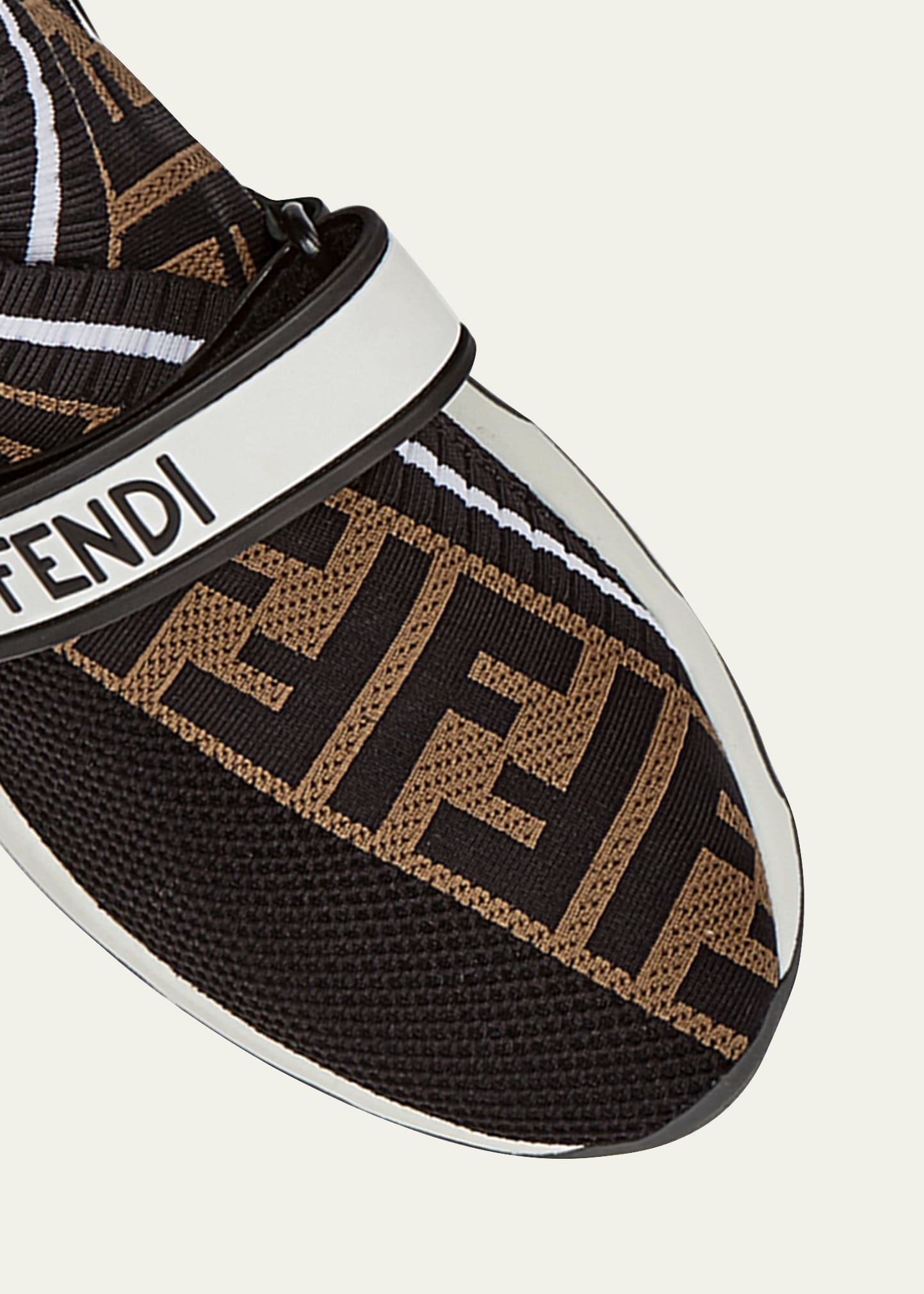 Fendi rockoko knit sneakers best sale