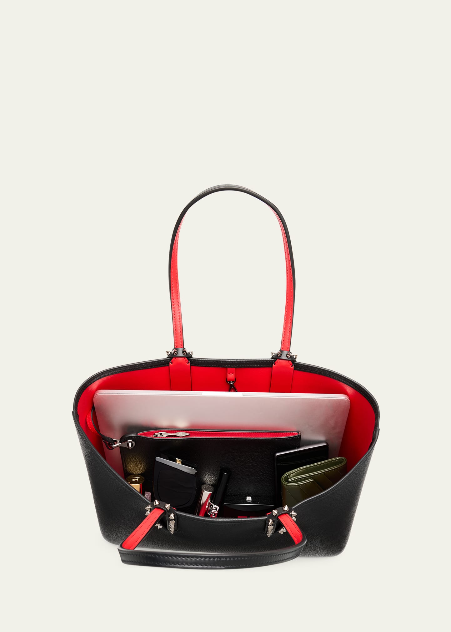 Christian Louboutin Cabata Small Tote in Grained Leather