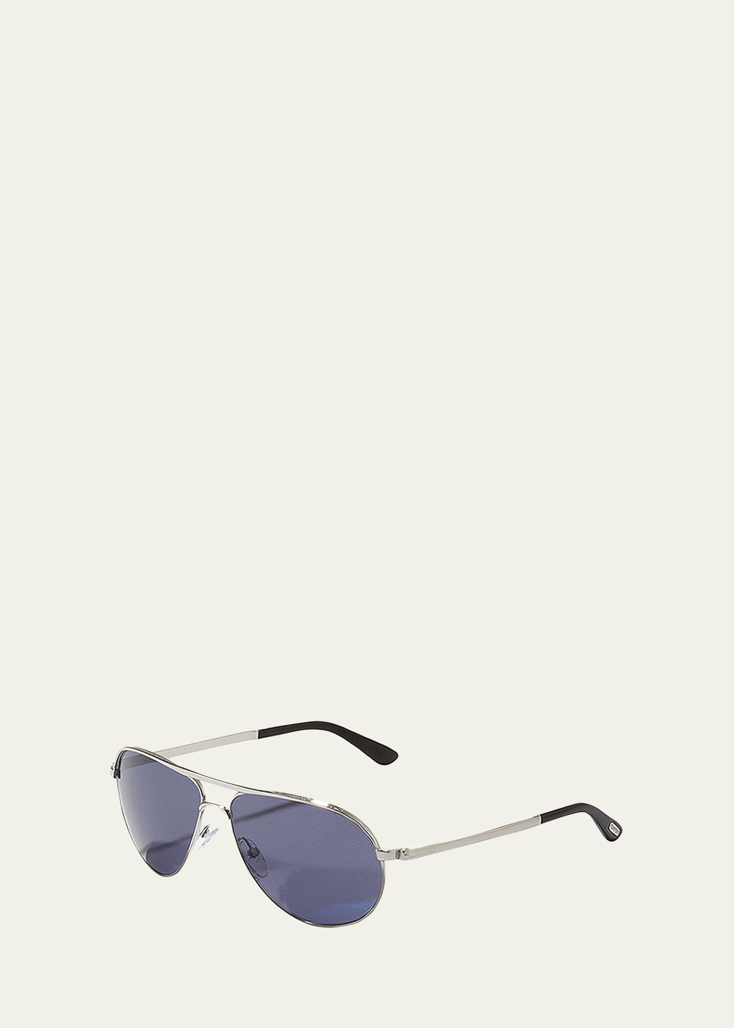 TOM FORD Marko Aviator Sunglasses, Shiny Rhodium - Bergdorf Goodman