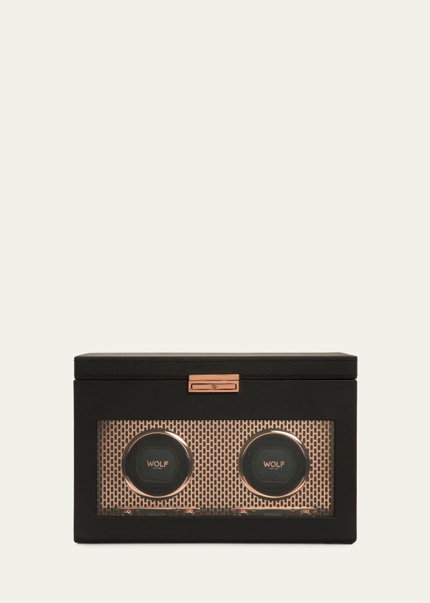 WOLF Axis Double Watch Winder with Storage - Bergdorf Goodman