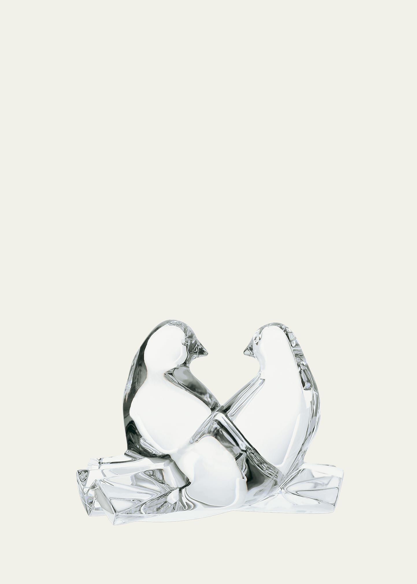 Baccarat Loving Doves, Clear