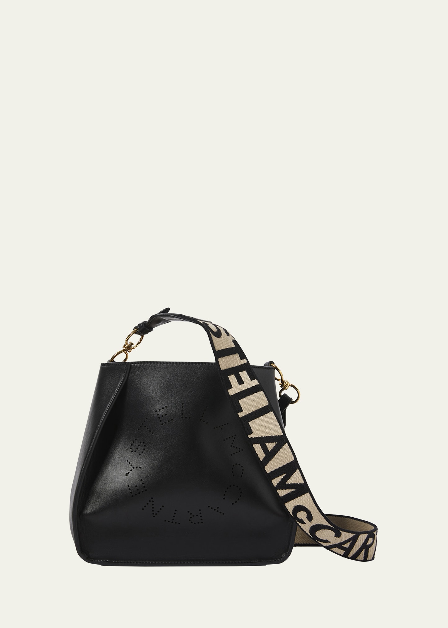 Buy the Stella McCartney Perforated Logo Alter Napa Forest Green