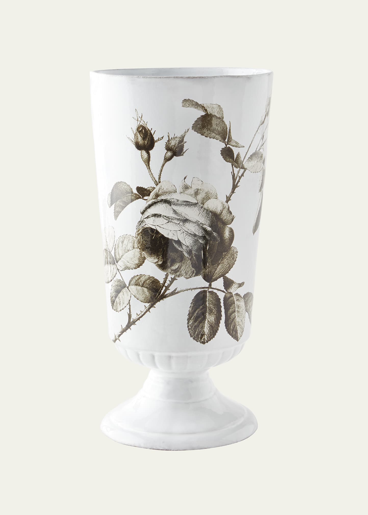 Astier De Vilatte Sepia Rose Vase