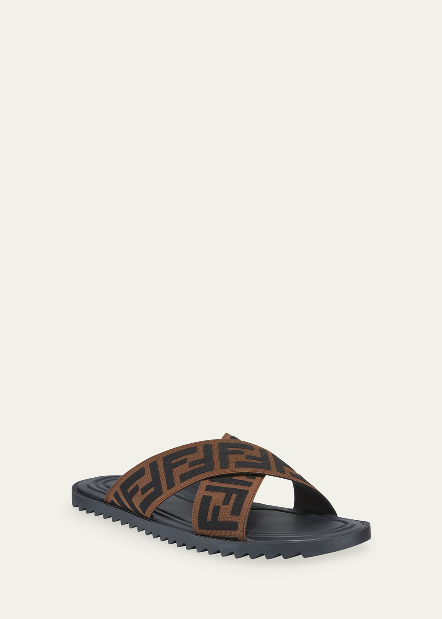 Fendi Men's FF Band Slide Sandals - Bergdorf Goodman
