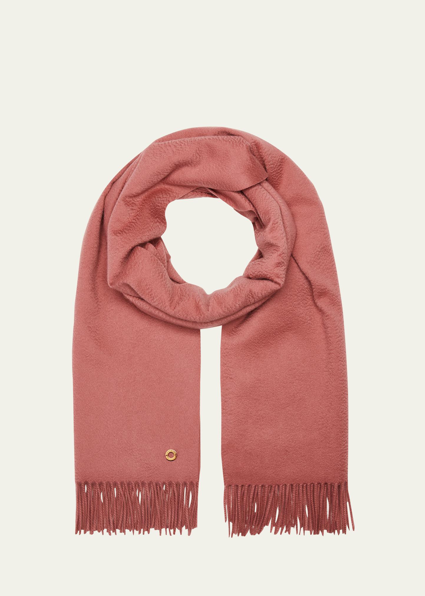 Loro Piana ロロピアーナ カシミヤフリンジポケットストール ベージュ