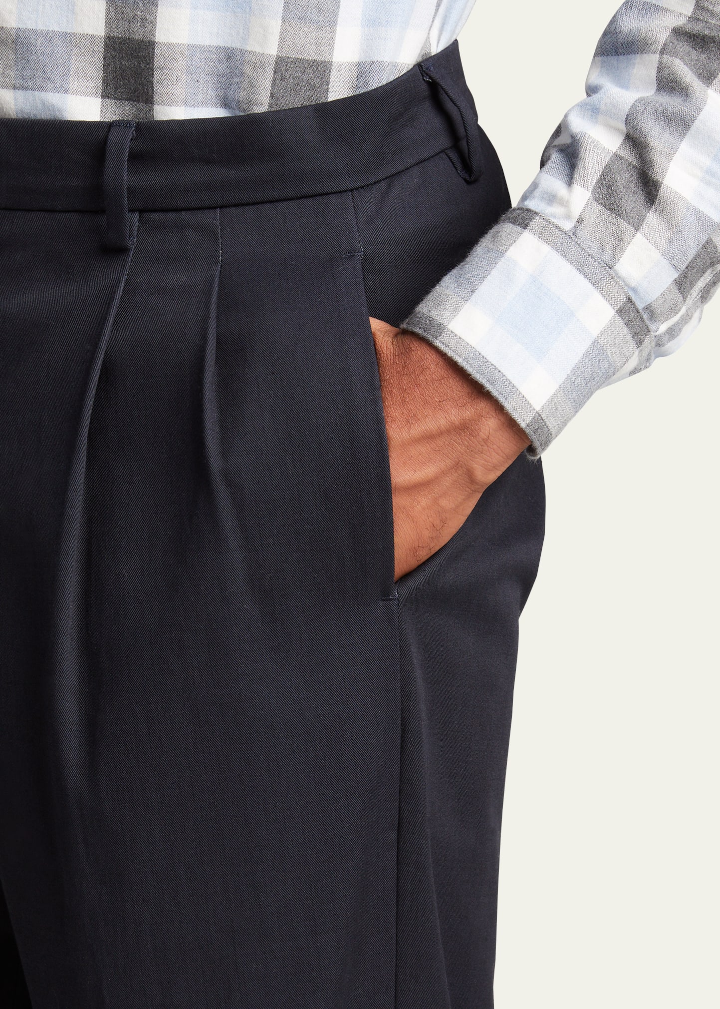 B. x Closed Men's Pleated Straight-Leg Crop Trousers - Bergdorf