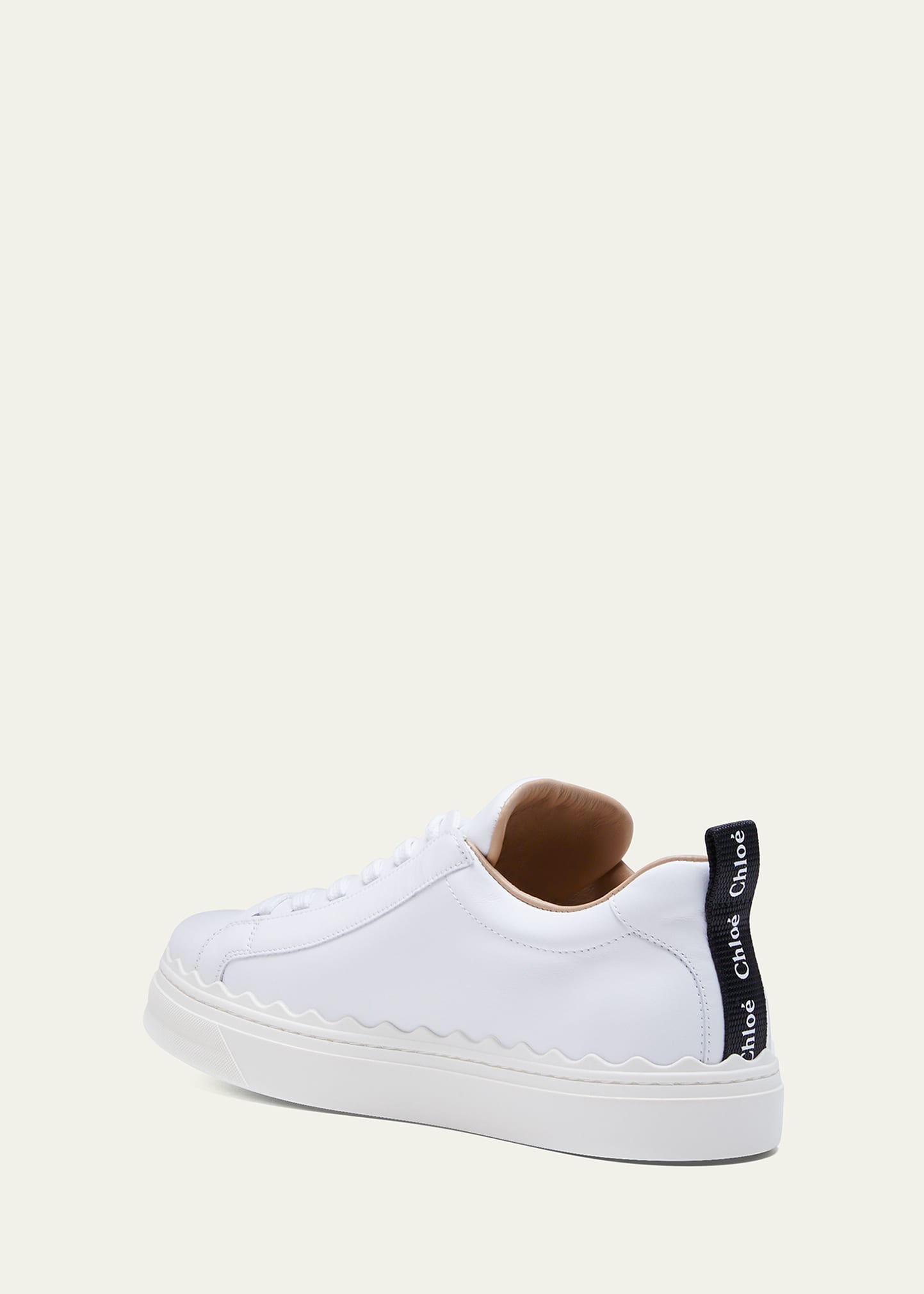 Chloe Lauren Low-Top Leather Sneakers - Bergdorf Goodman