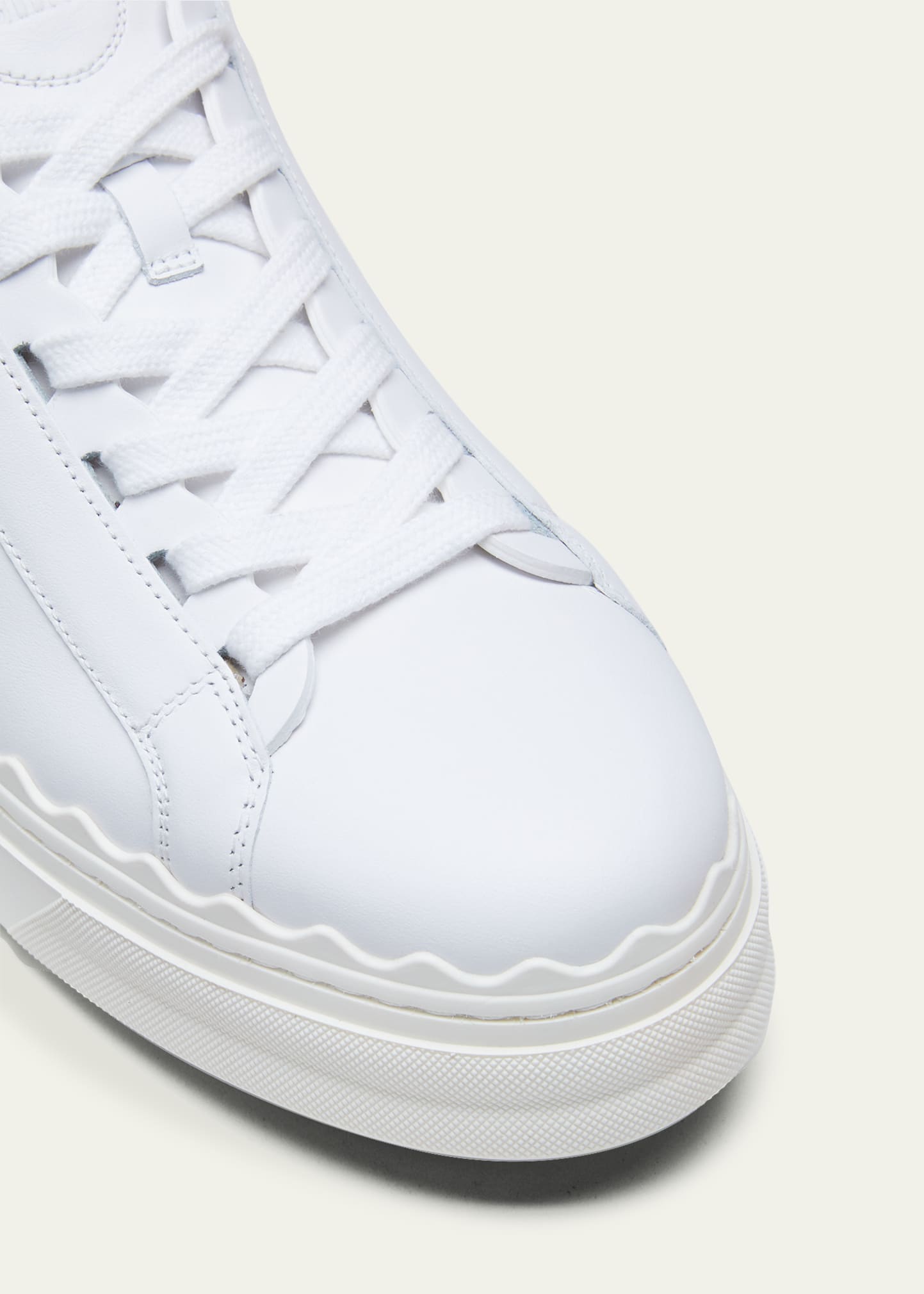 Chloe Lauren Low-Top Leather Sneakers - Bergdorf Goodman